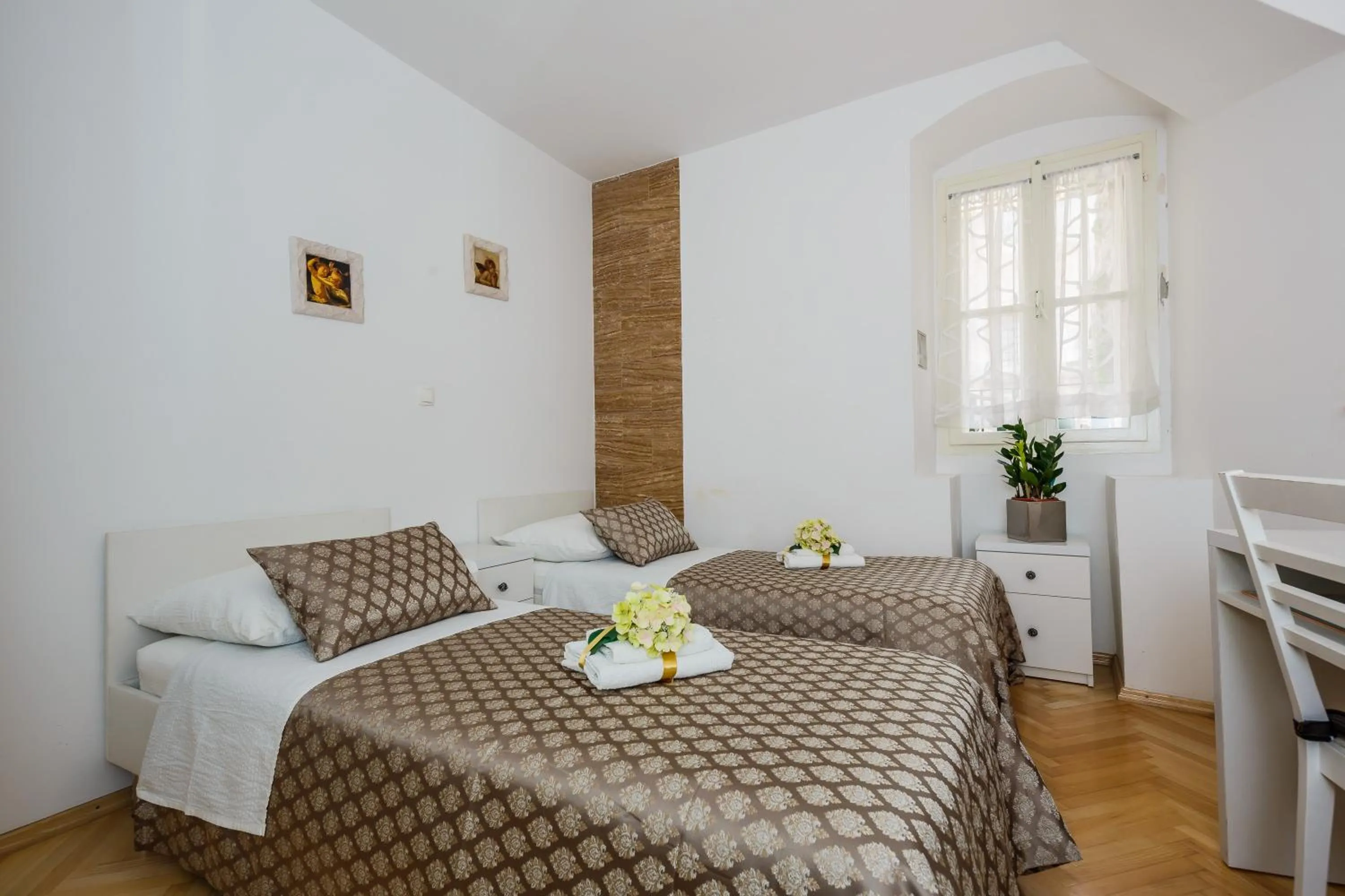 Bedroom, Bed in Villa Spaladium