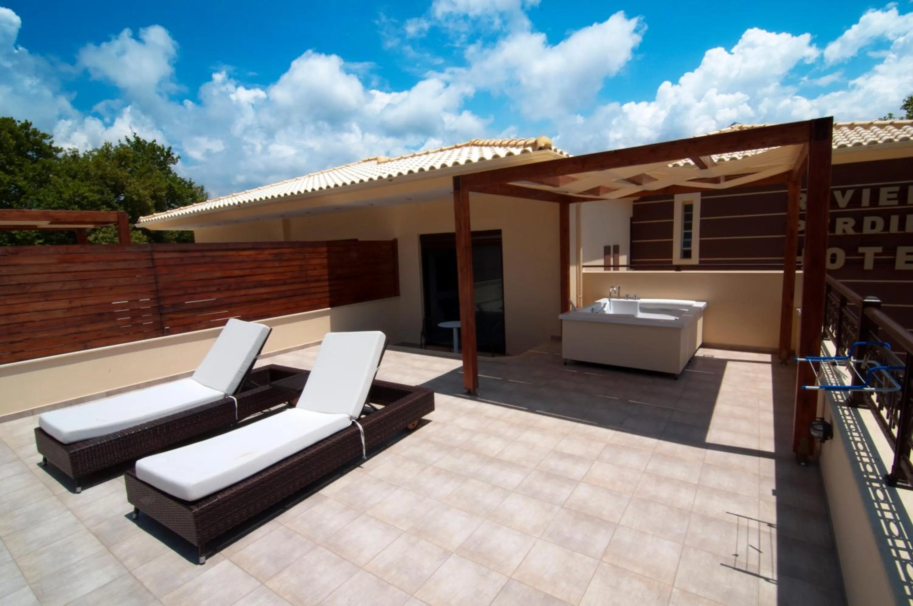Balcony/Terrace in Riviera Perdika Hotel