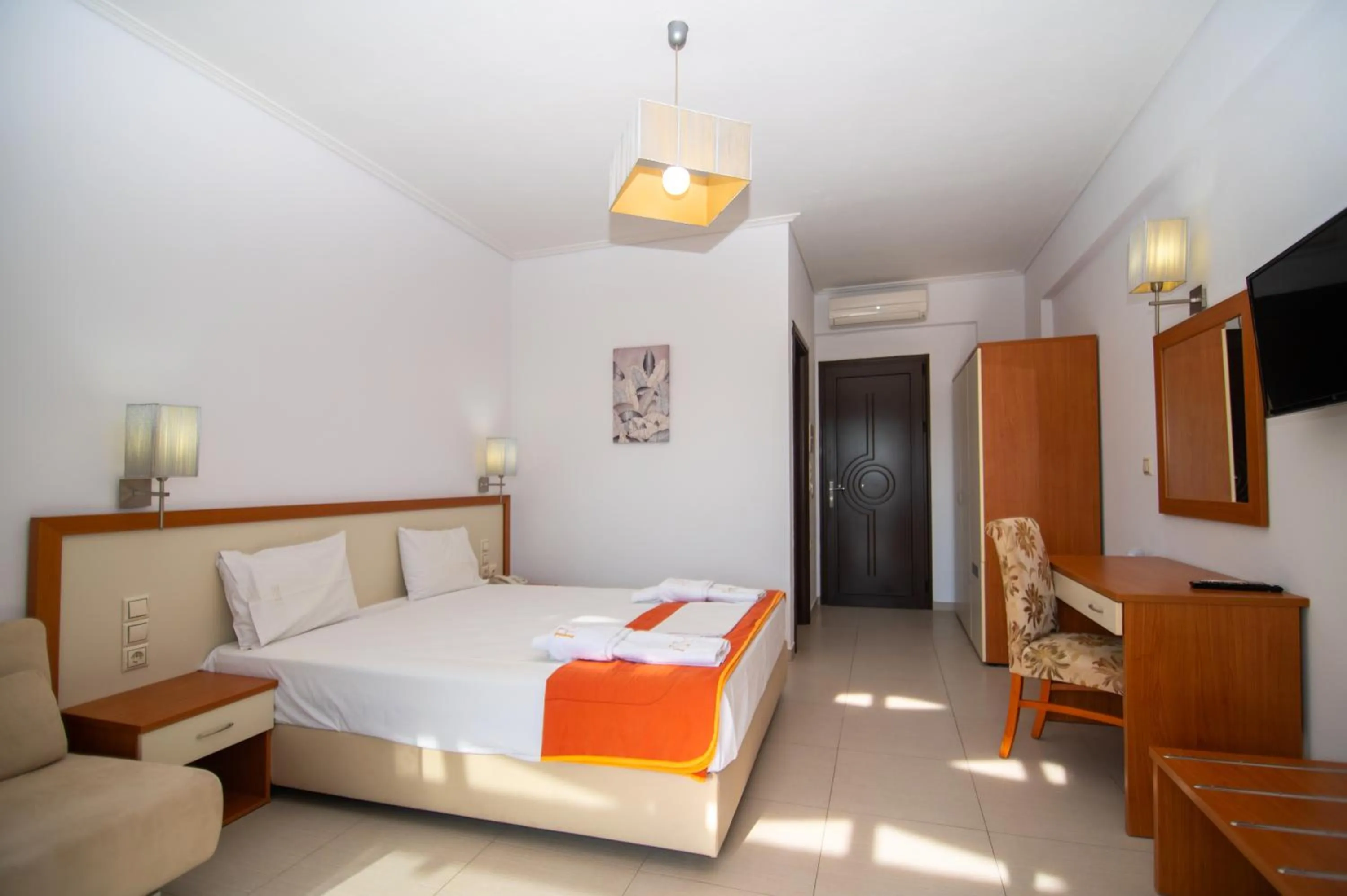 Bed in Riviera Perdika Hotel