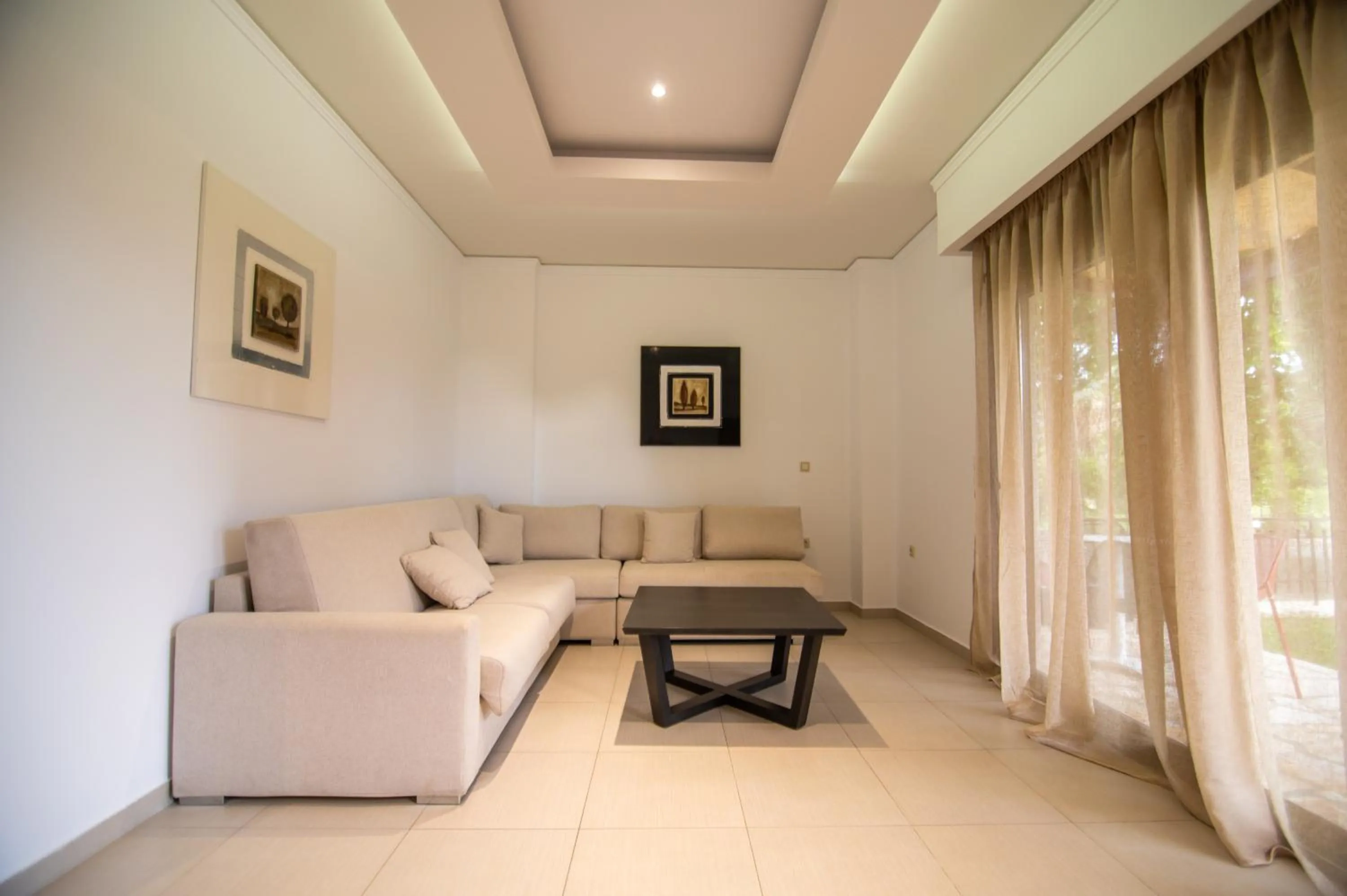 Living room in Riviera Perdika Hotel