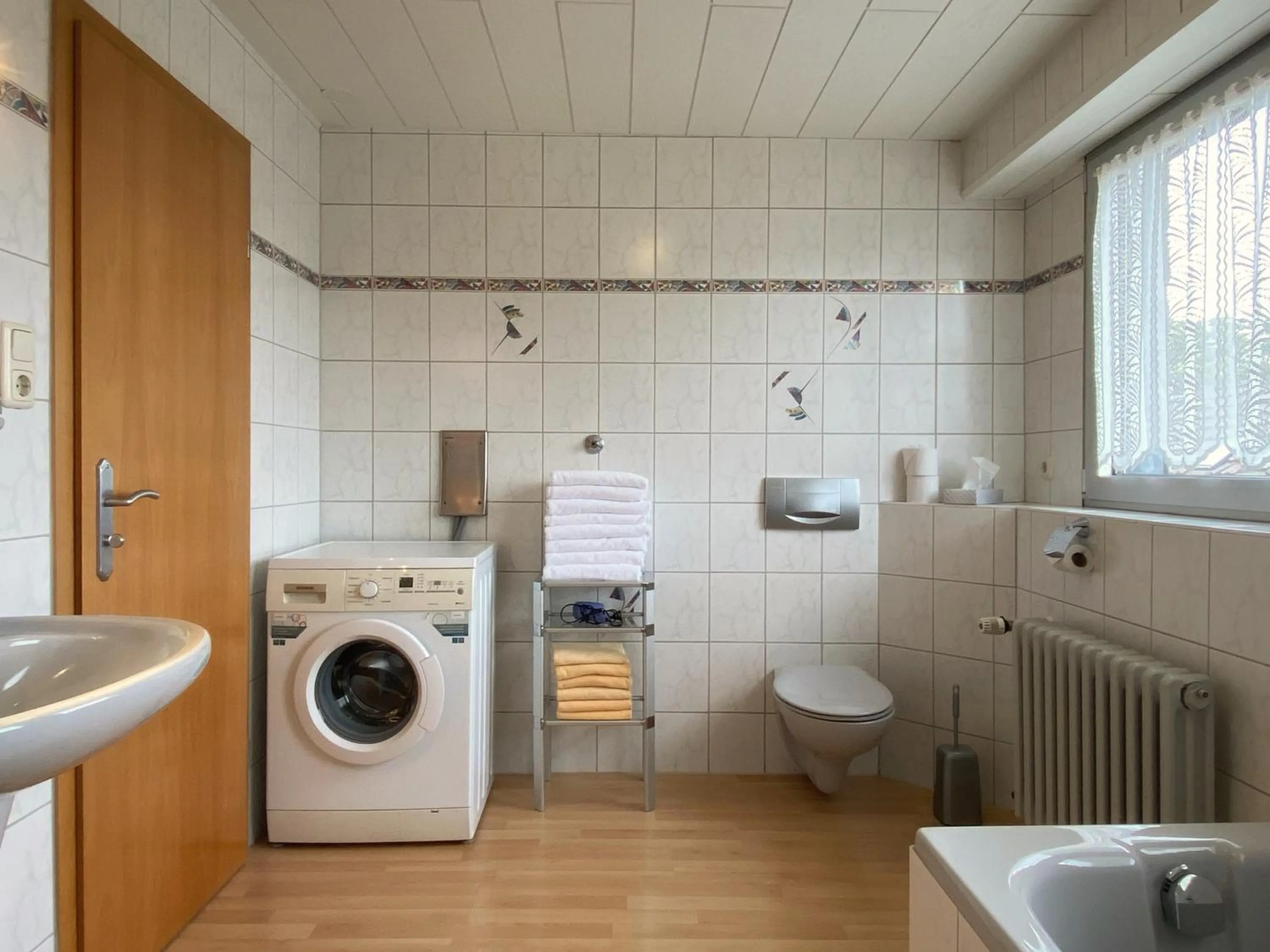 washing machine in Hotel-Restaurant Haus Berger