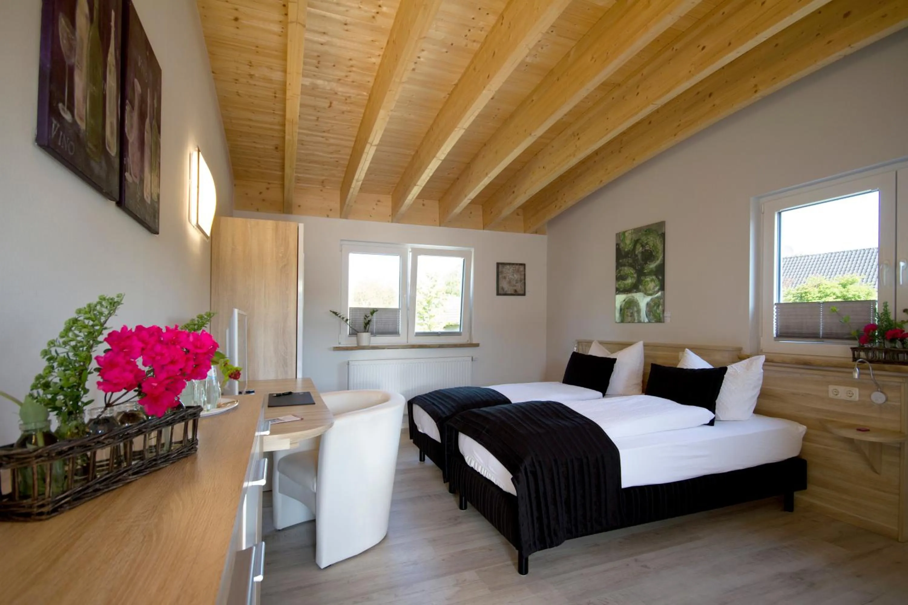 Bed in Hotel-Restaurant Haus Berger