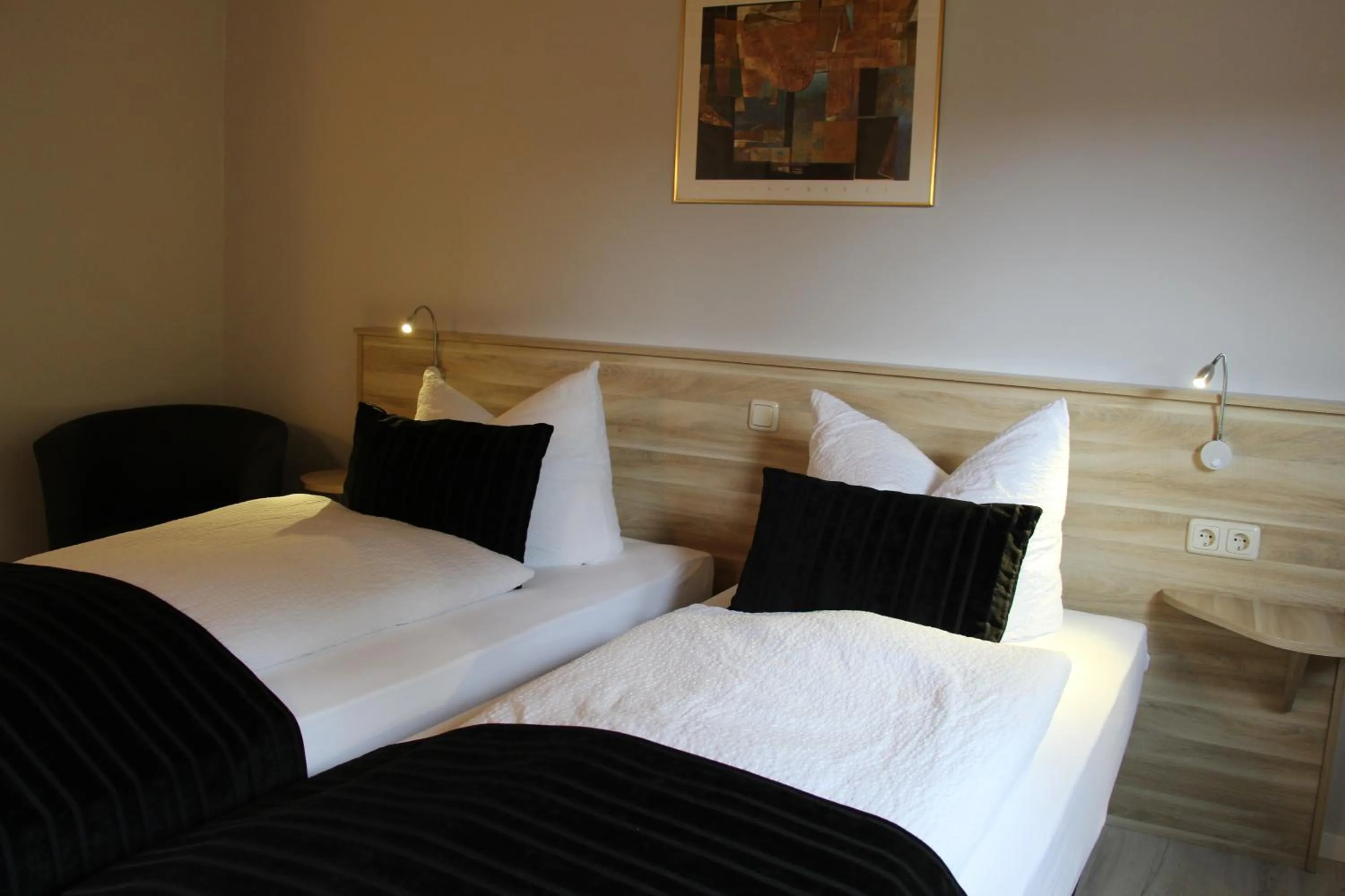 Bed in Hotel-Restaurant Haus Berger