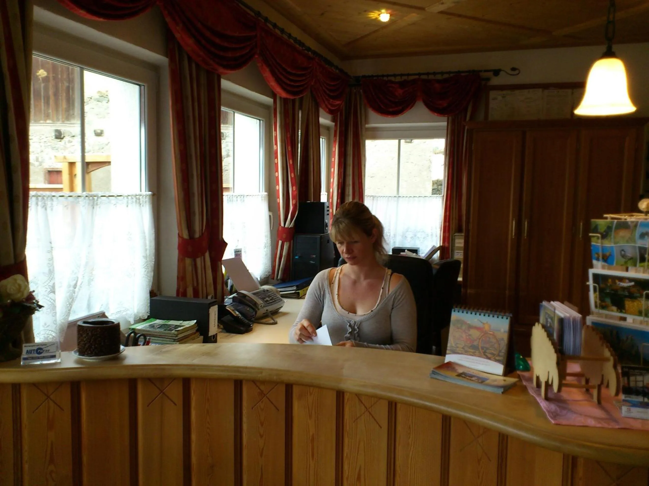 Lobby or reception in Hotel Andechserhof & Mountain Sky