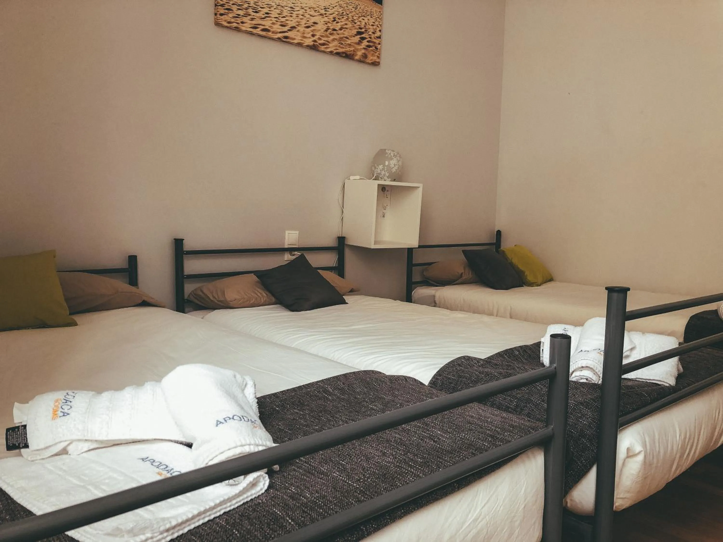 Bed in Apodaca Rooms