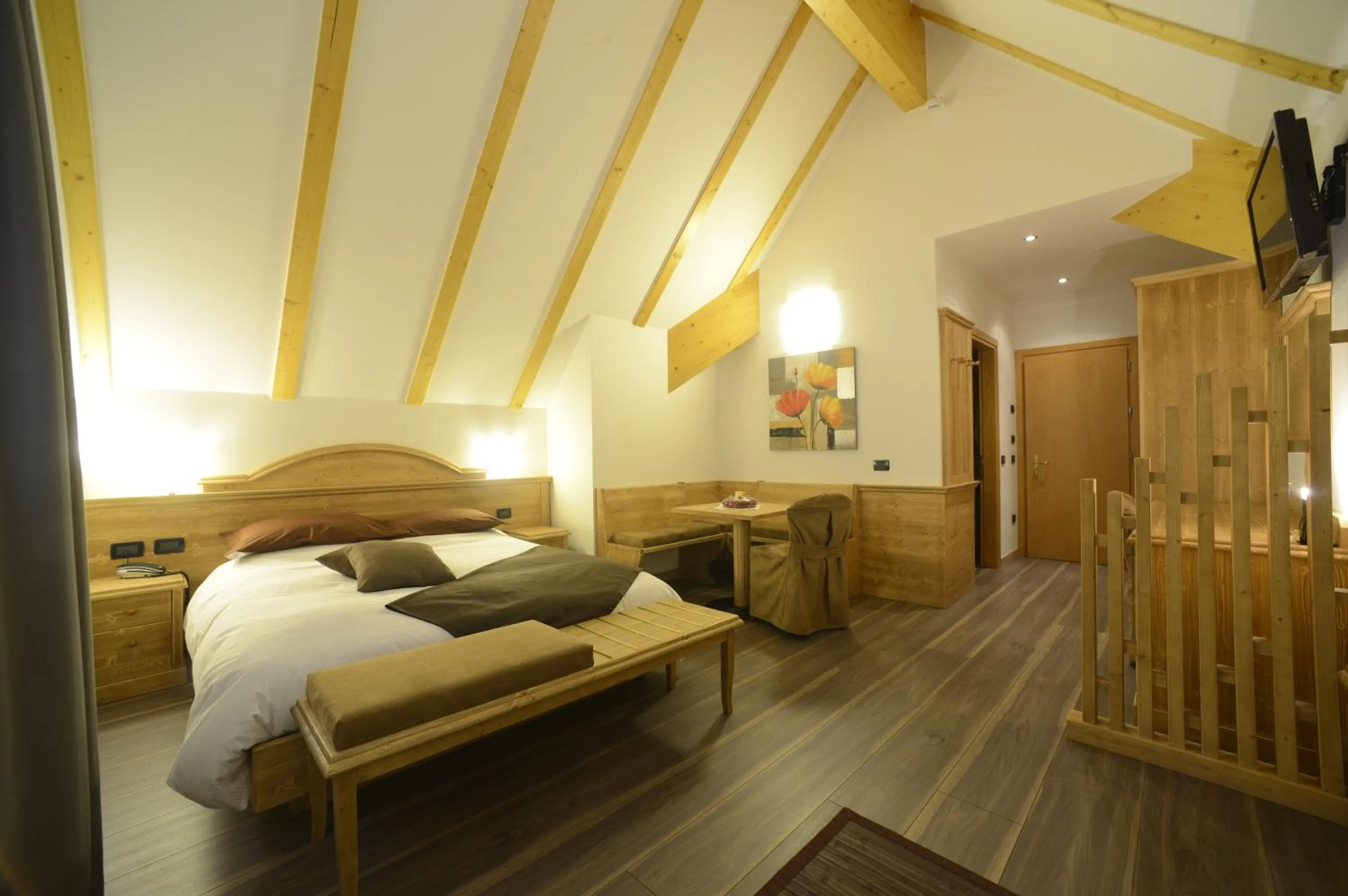 Bed in Hotel Vittoria