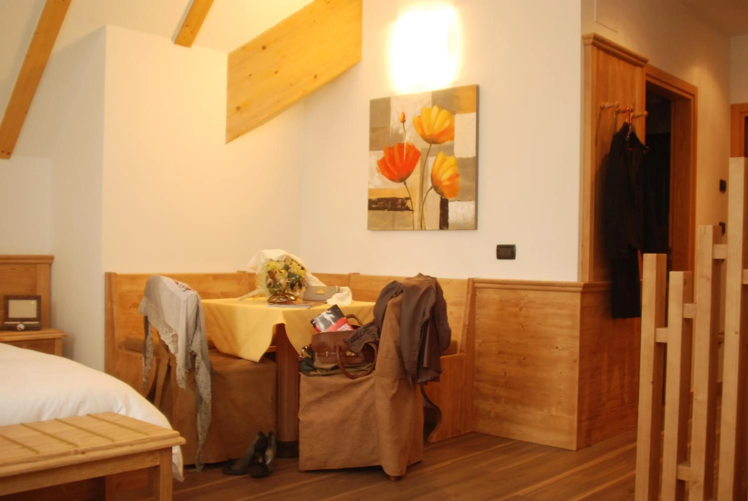 View (from property/room), Bed in Hotel Vittoria