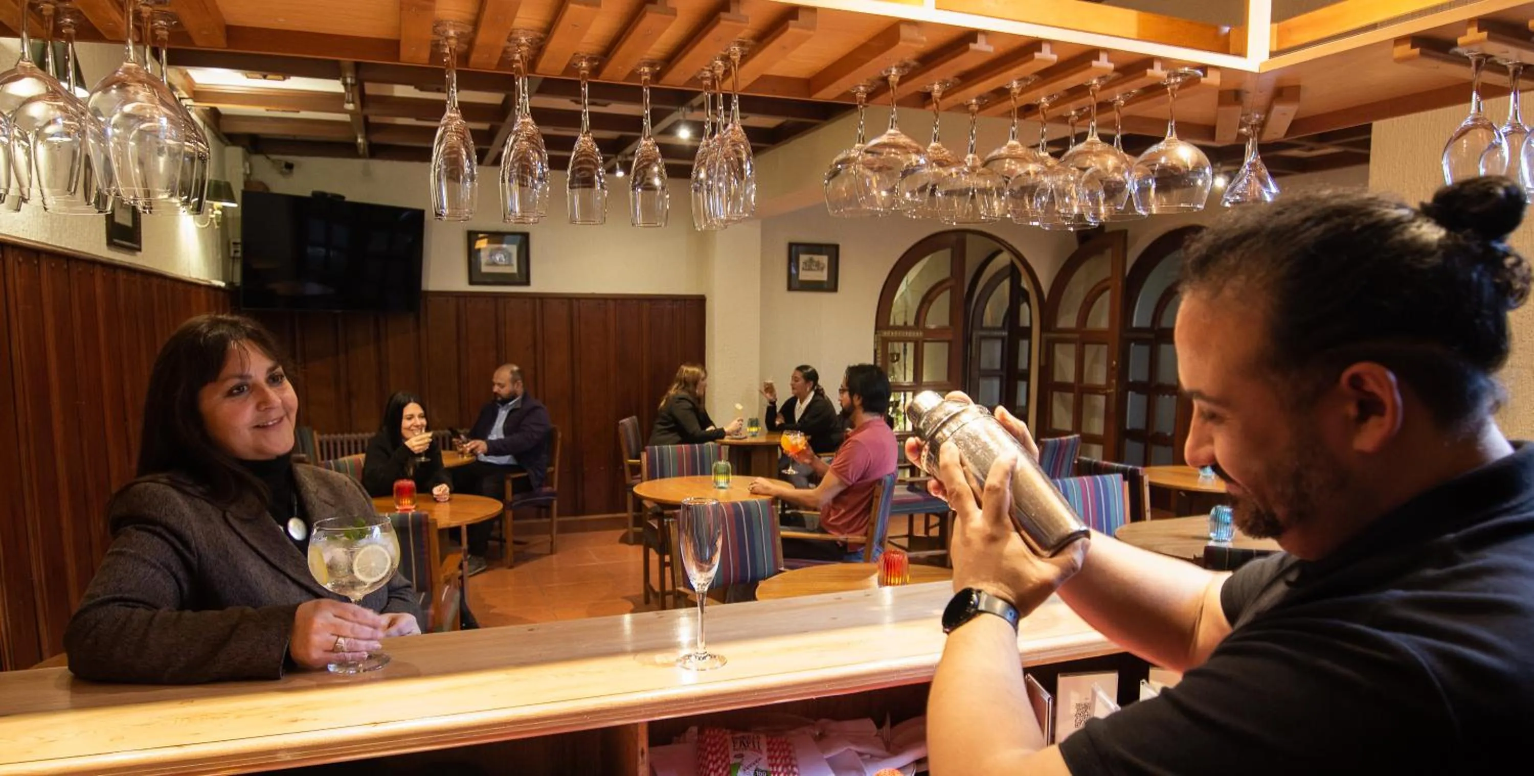 Lounge or bar in Hotel Melillanca