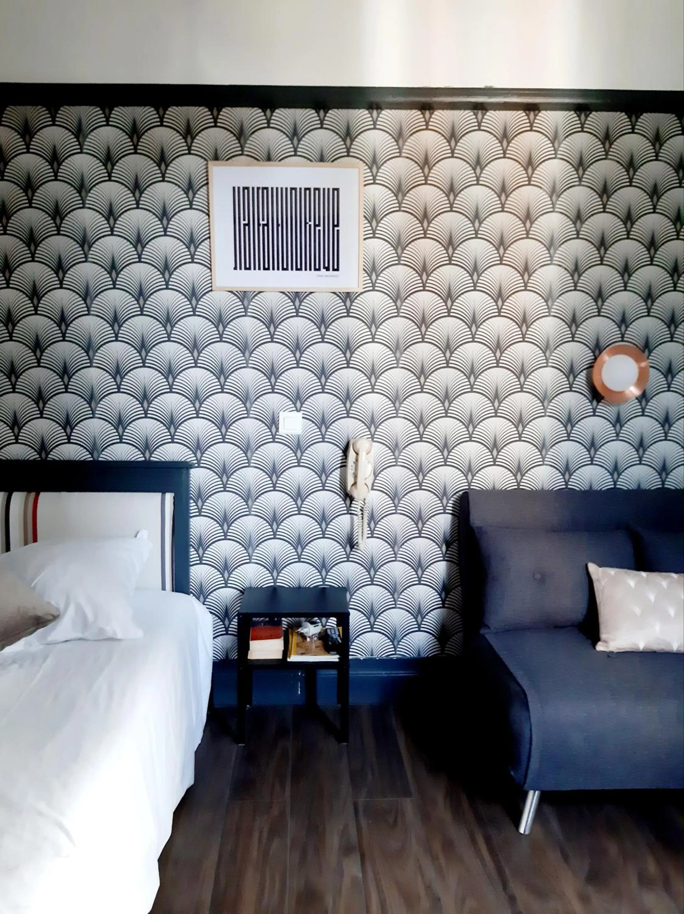 Bedroom, Bed in Saint Charles Hôtel &amp; Coliving Biarritz