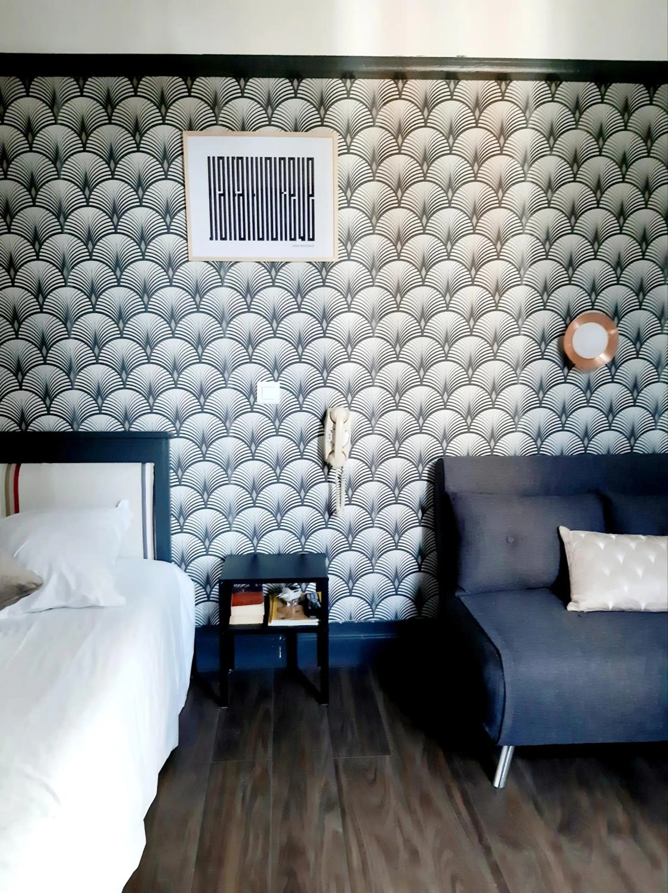 Bedroom, Bed in Saint Charles Hôtel &amp; Coliving Biarritz