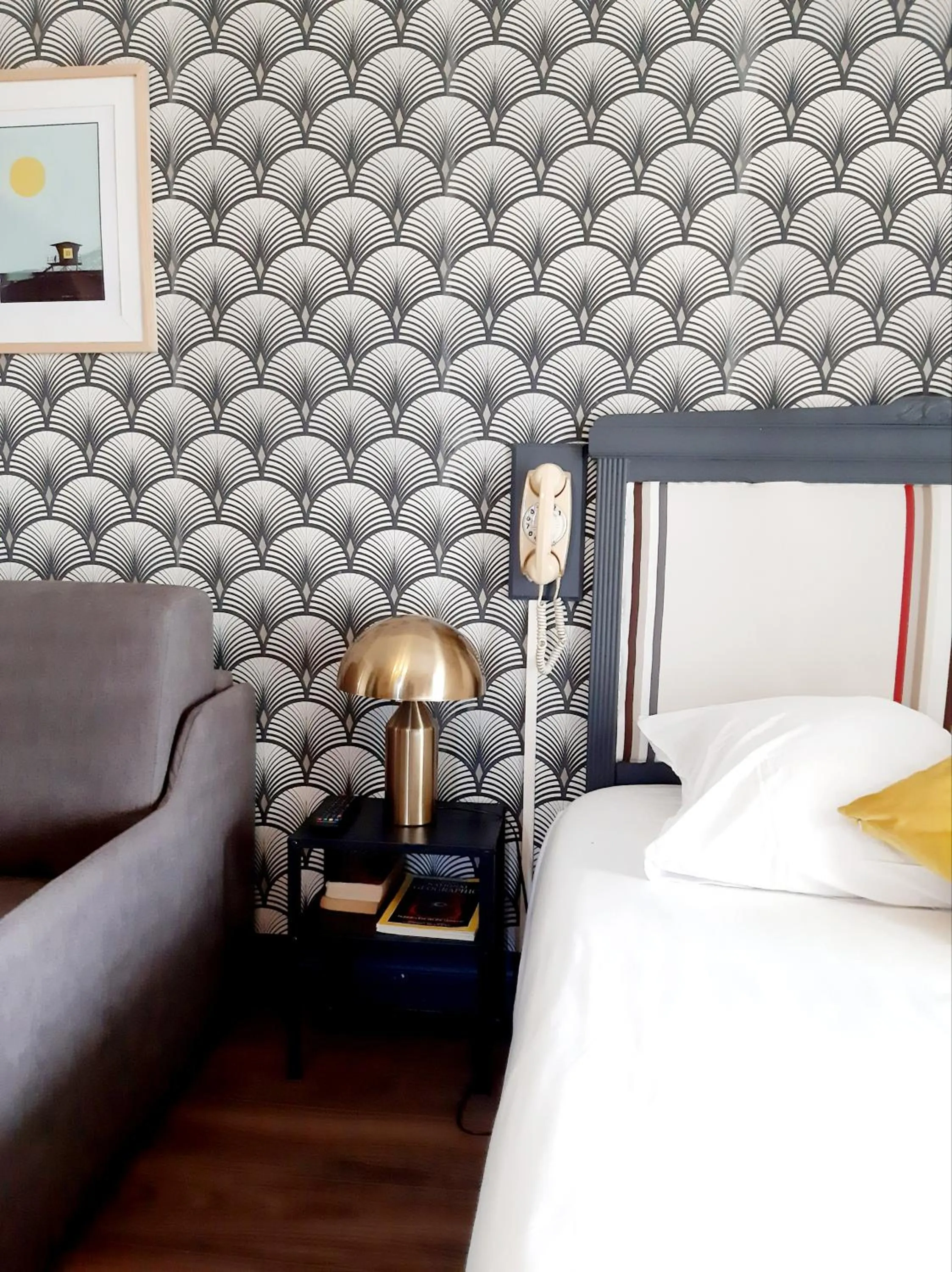 Bedroom, Bed in Saint Charles Hôtel &amp; Coliving Biarritz