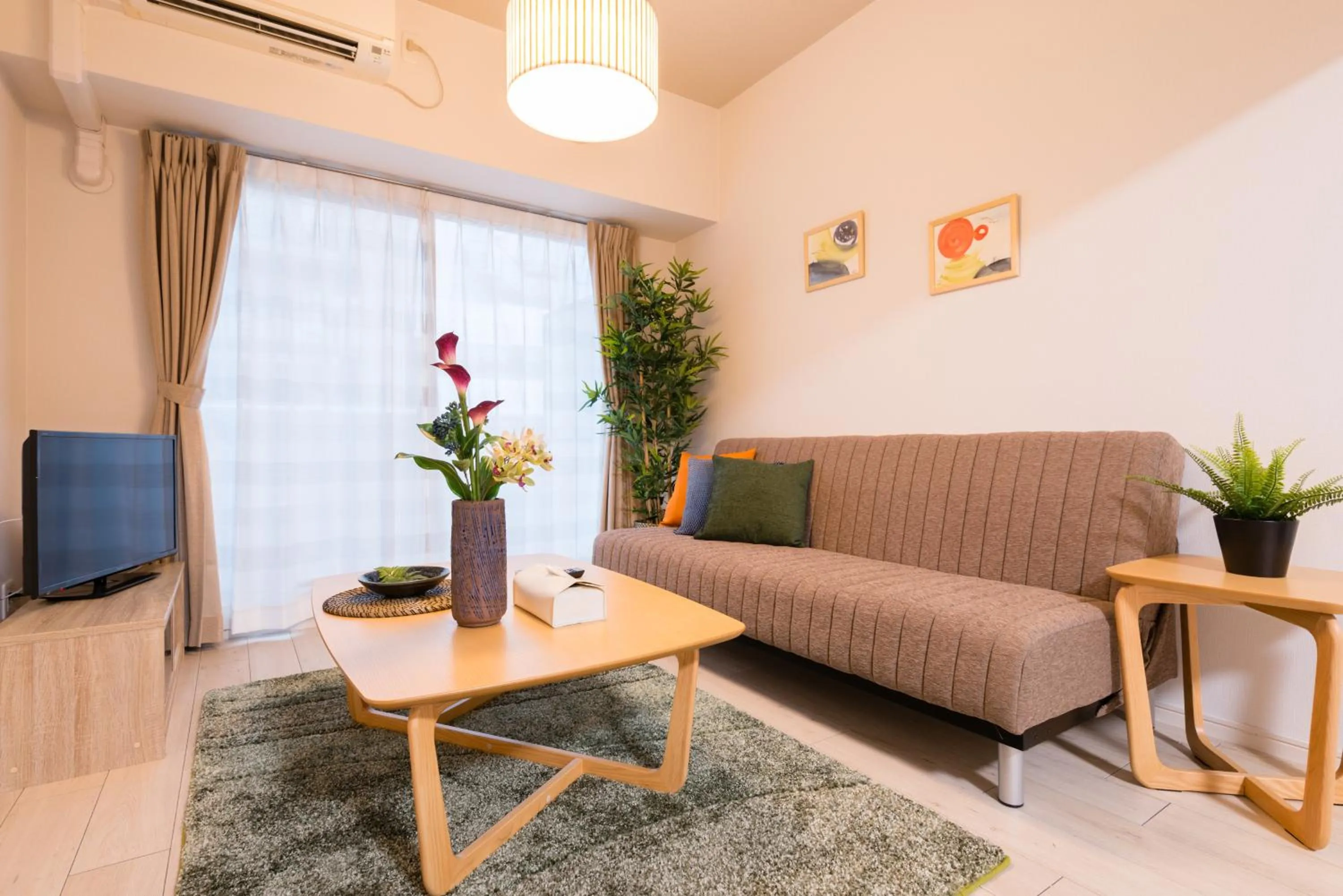 Living room in Forestay Shinsaibashi