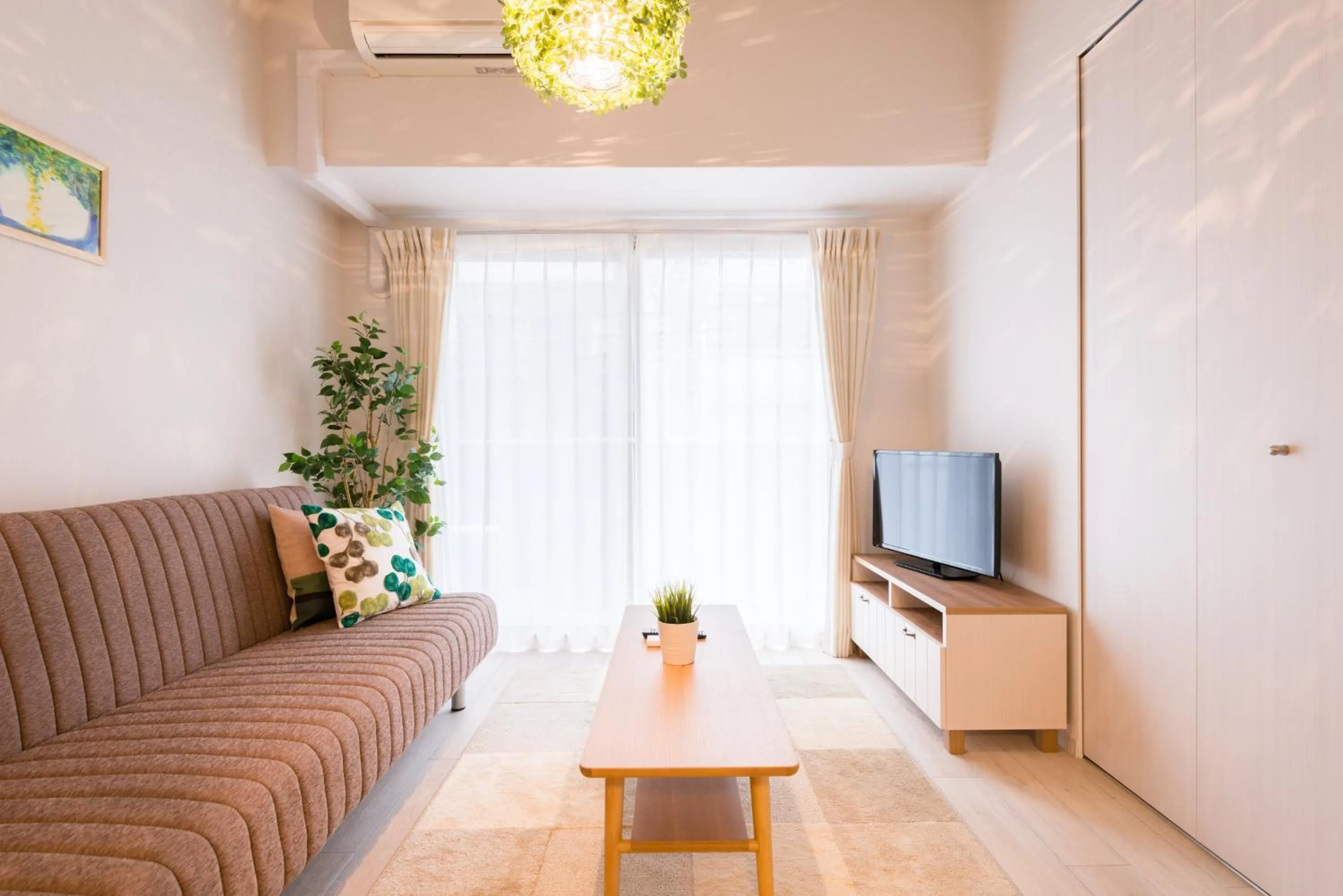 Living room in Forestay Shinsaibashi