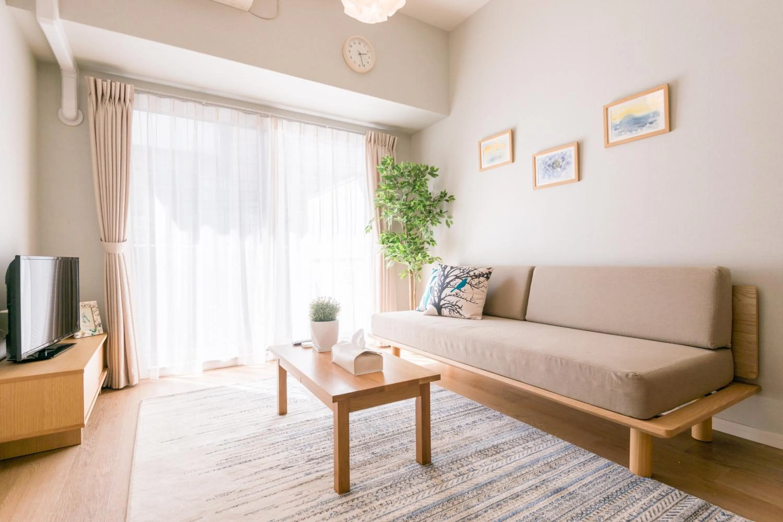 Living room in Forestay Shinsaibashi