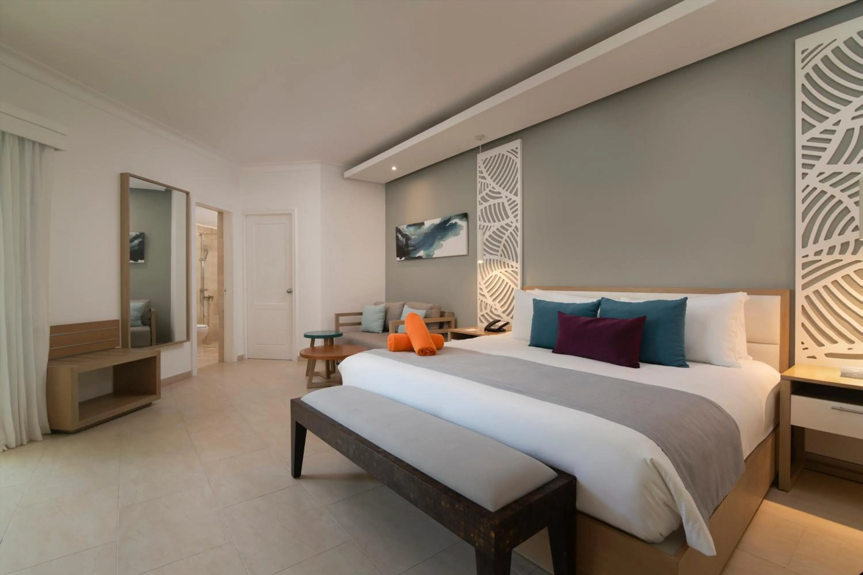 Bed in Wyndham Alltra Samana All Inclusive Resort