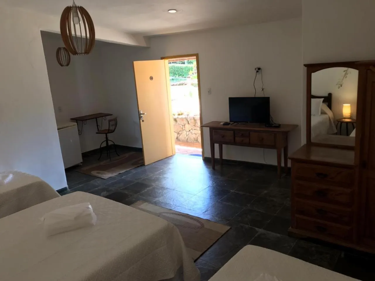 Photo of the whole room, Bed in Rancho da Serra Pousada