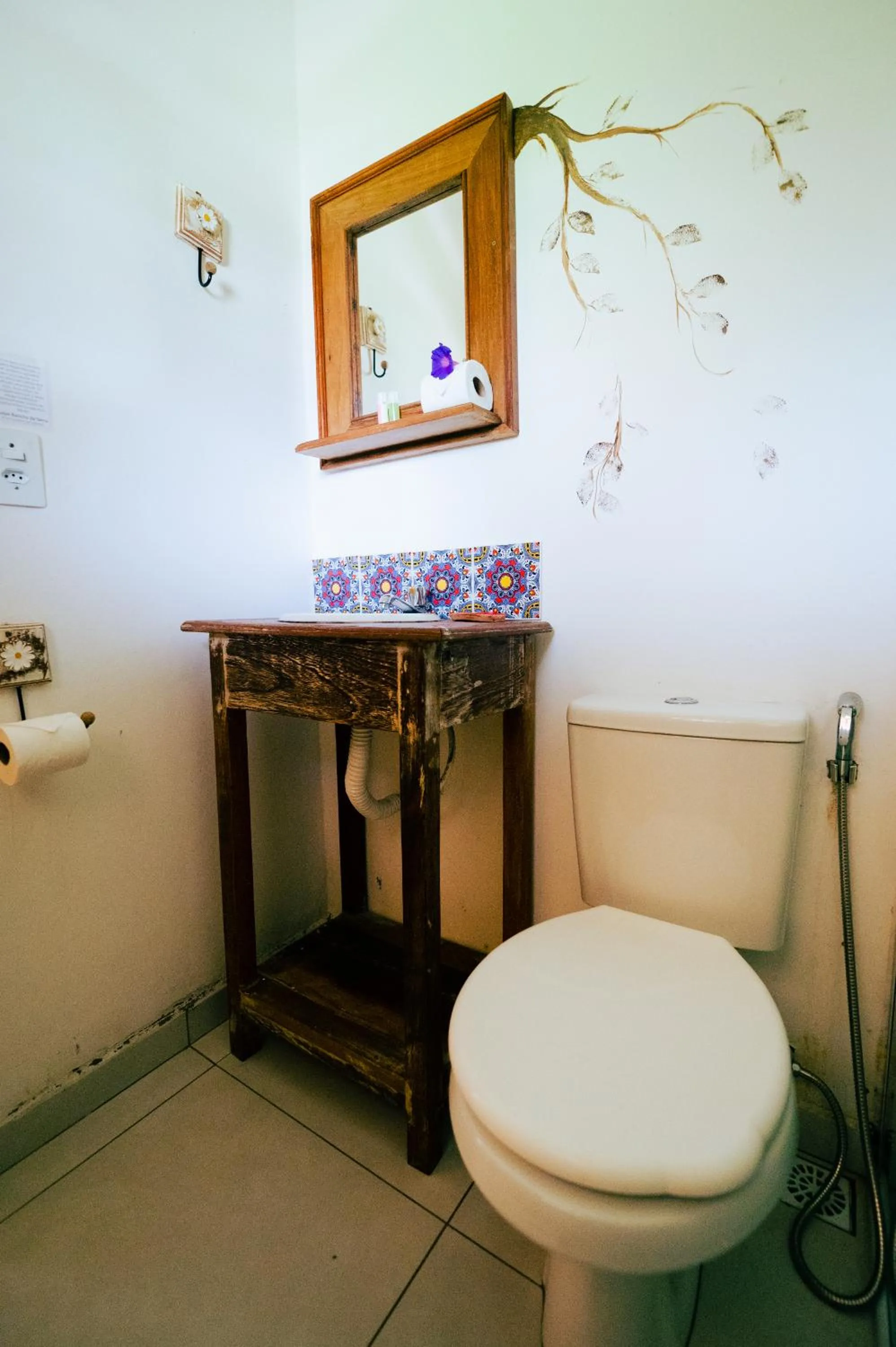 Bathroom in Rancho da Serra Pousada