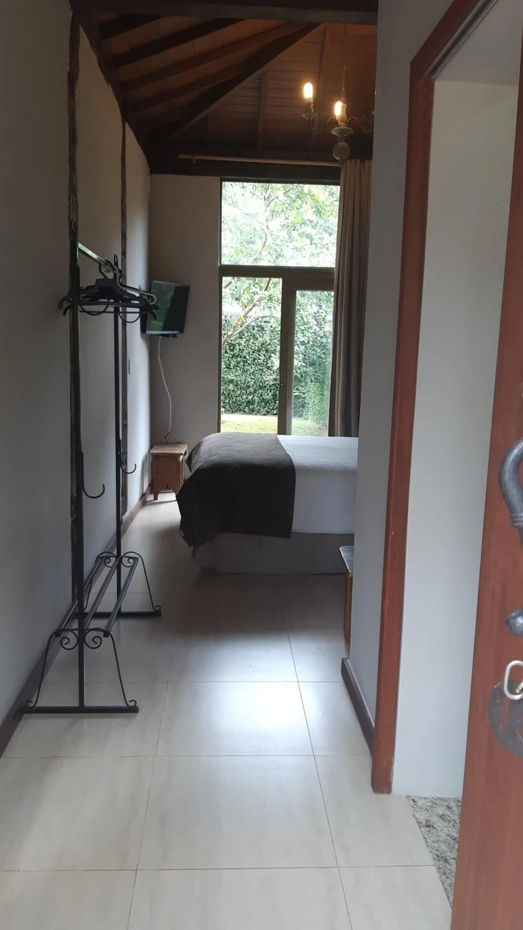 Bed in Pousada Papyrus