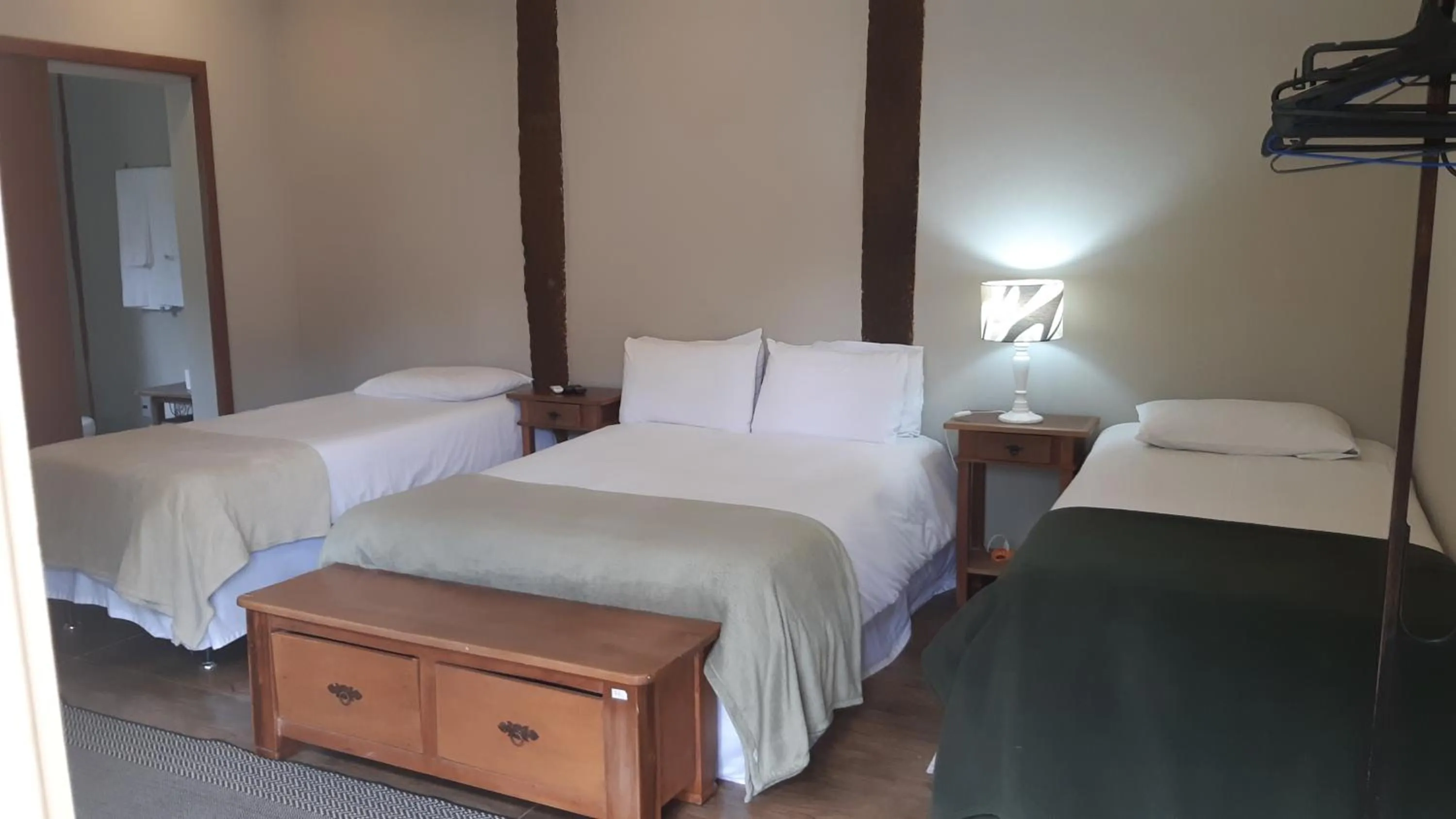 Bed in Pousada Papyrus