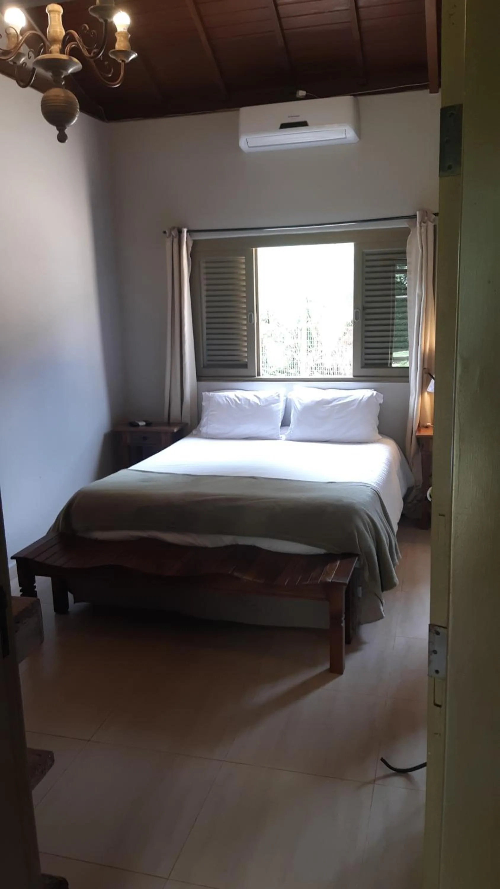 Bed in Pousada Papyrus