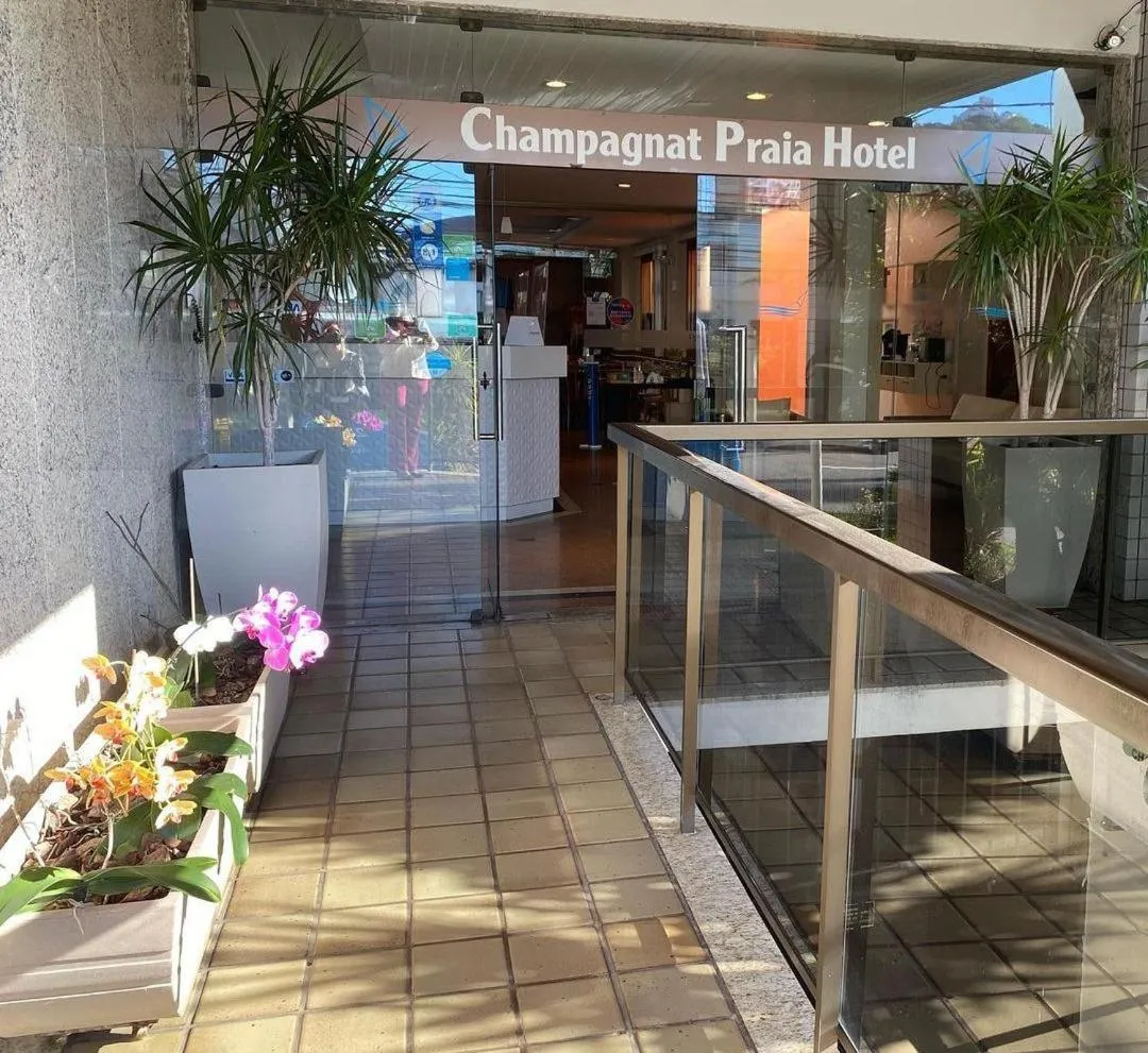 Facade/entrance in Champagnat Praia Hotel