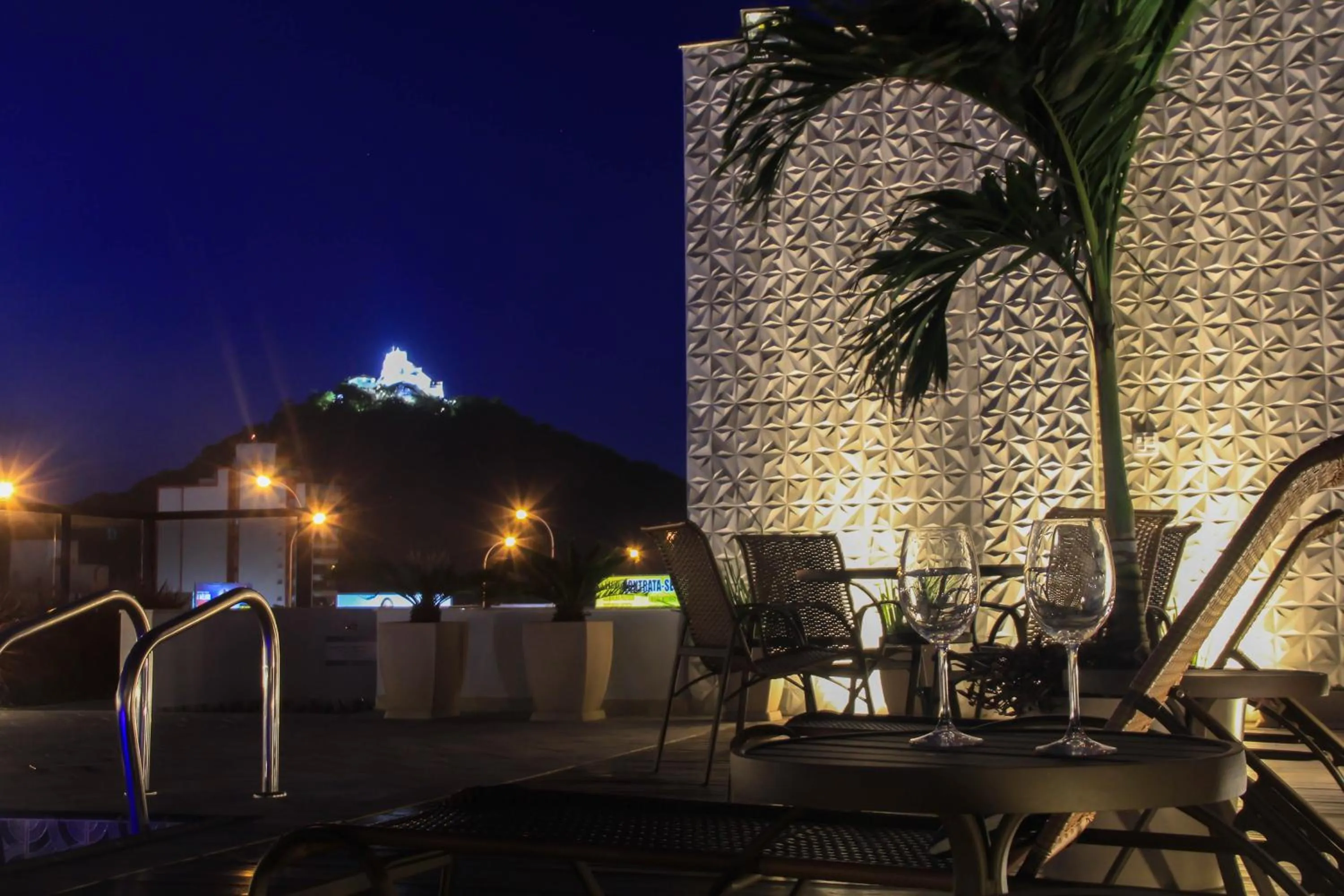 Pool view in Champagnat Praia Hotel