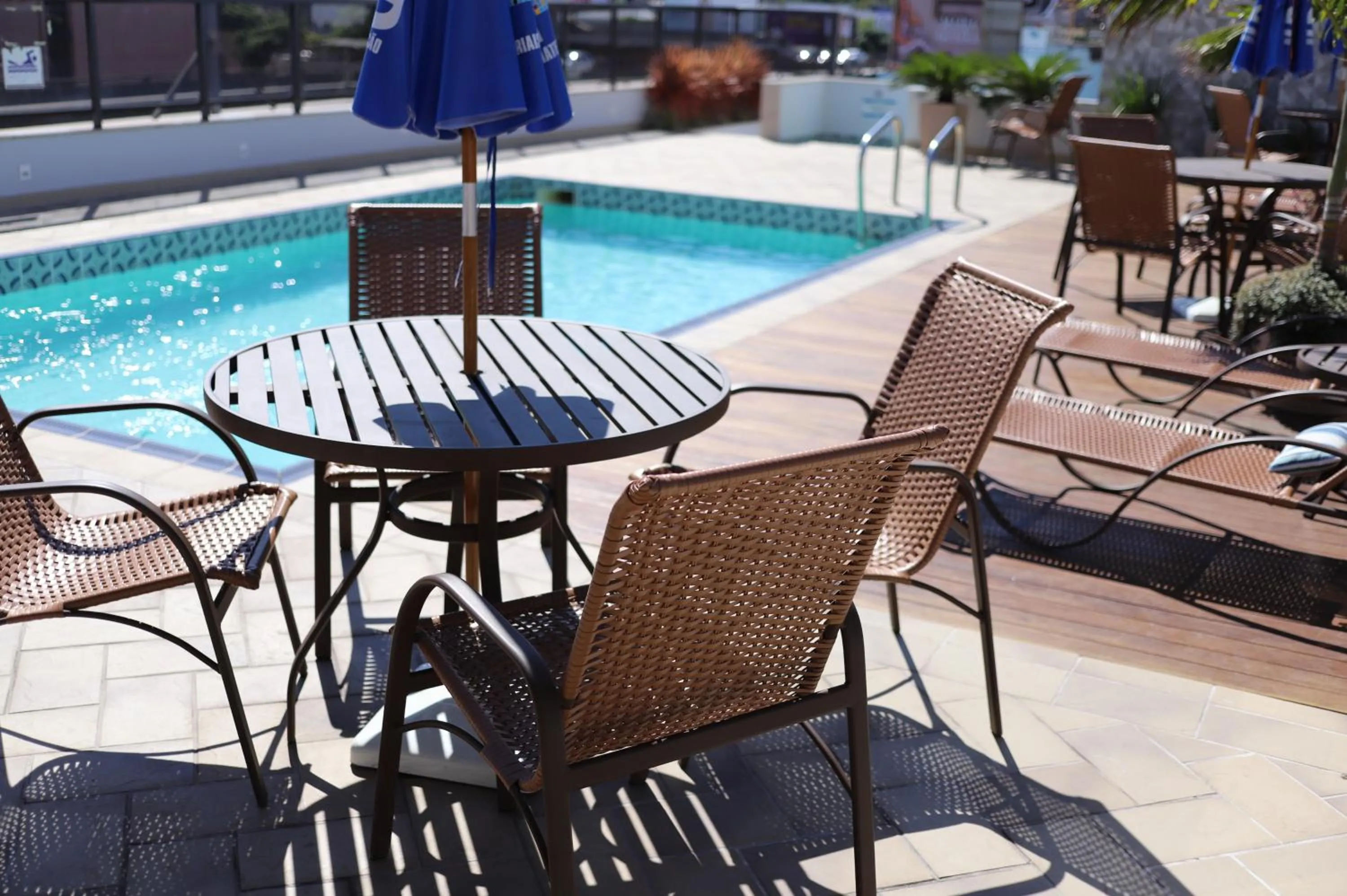 Pool view in Champagnat Praia Hotel