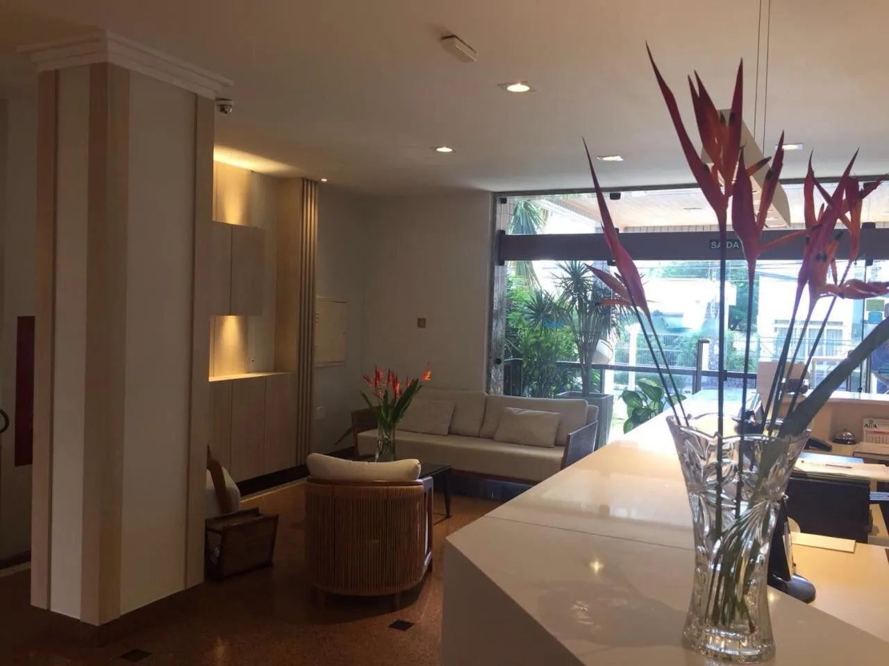 Lobby or reception in Champagnat Praia Hotel