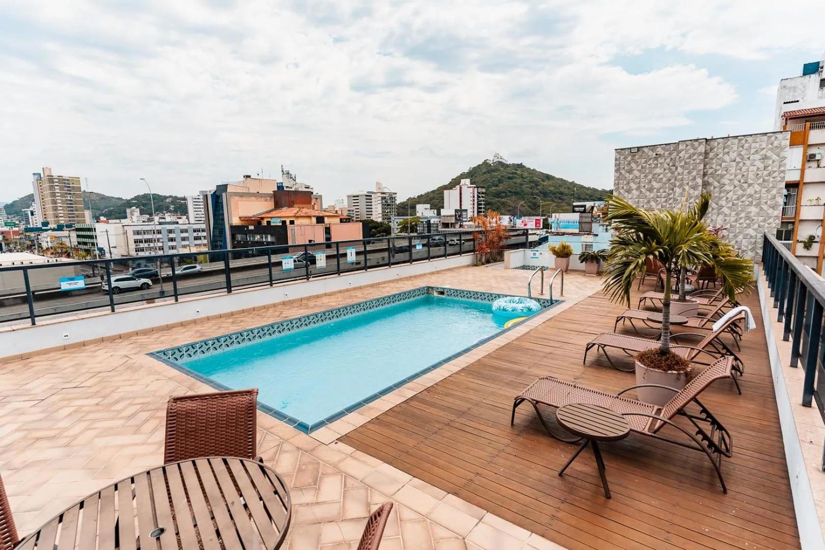 Patio in Champagnat Praia Hotel