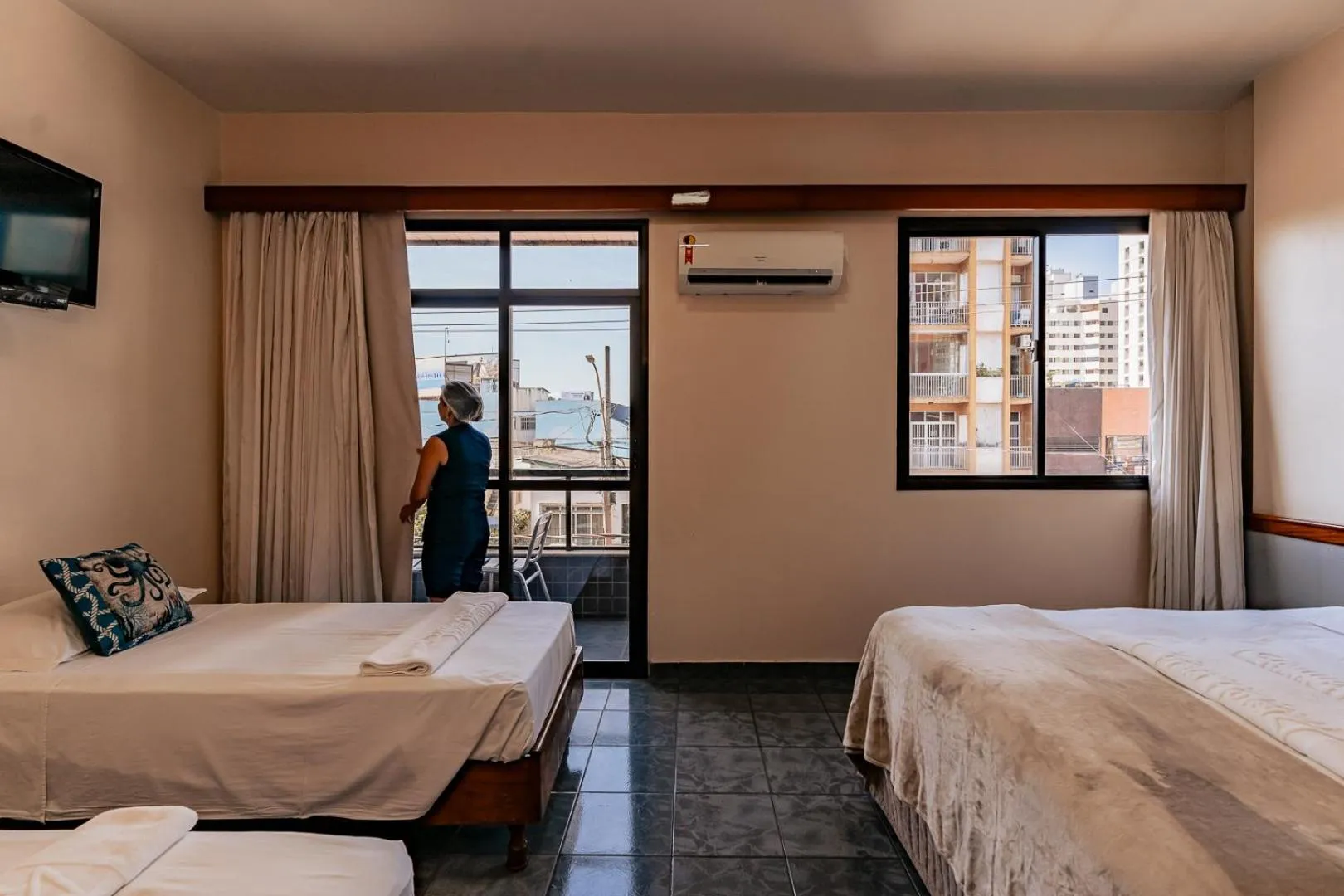 Bed in Champagnat Praia Hotel