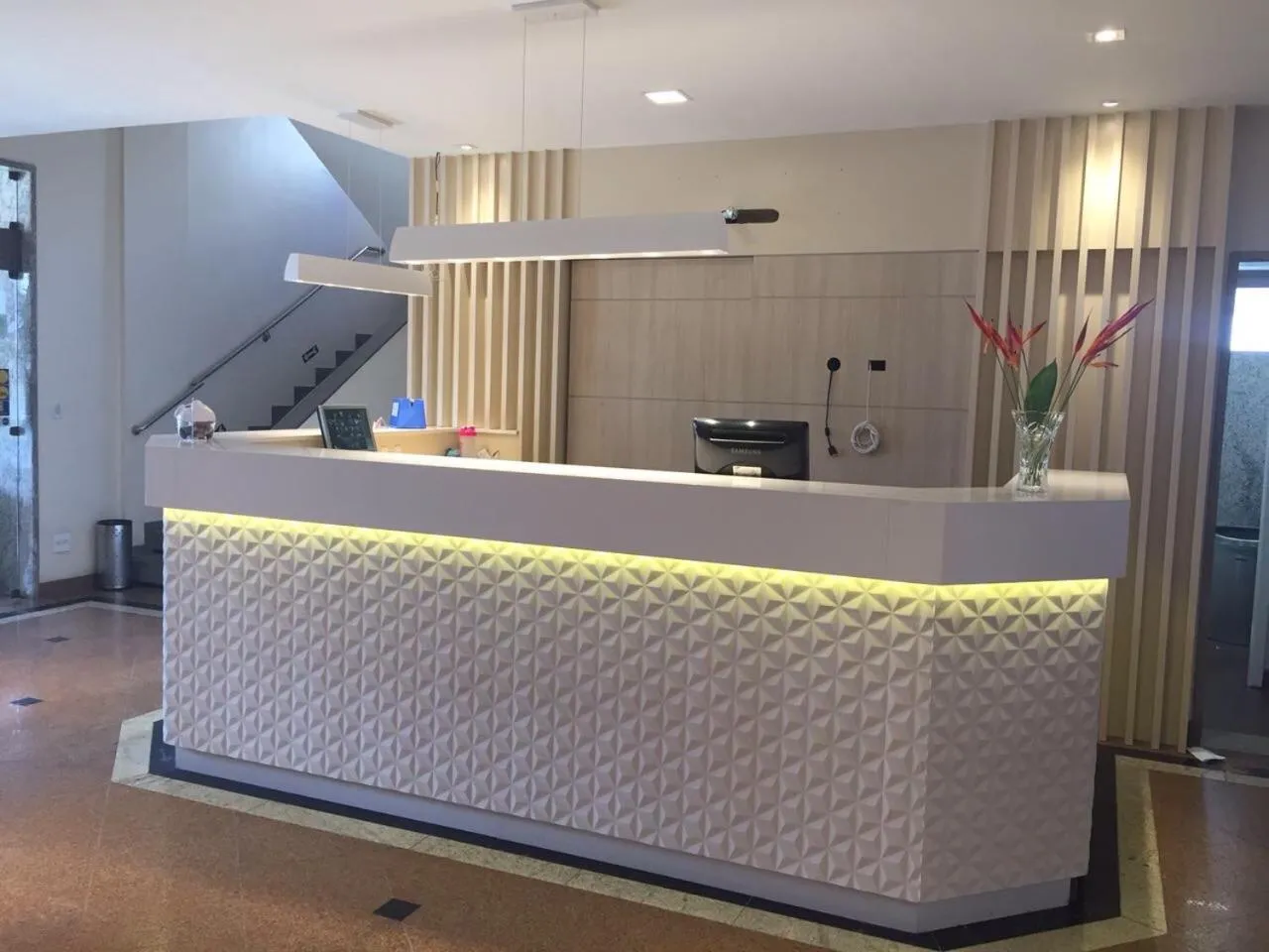 Lobby or reception in Champagnat Praia Hotel