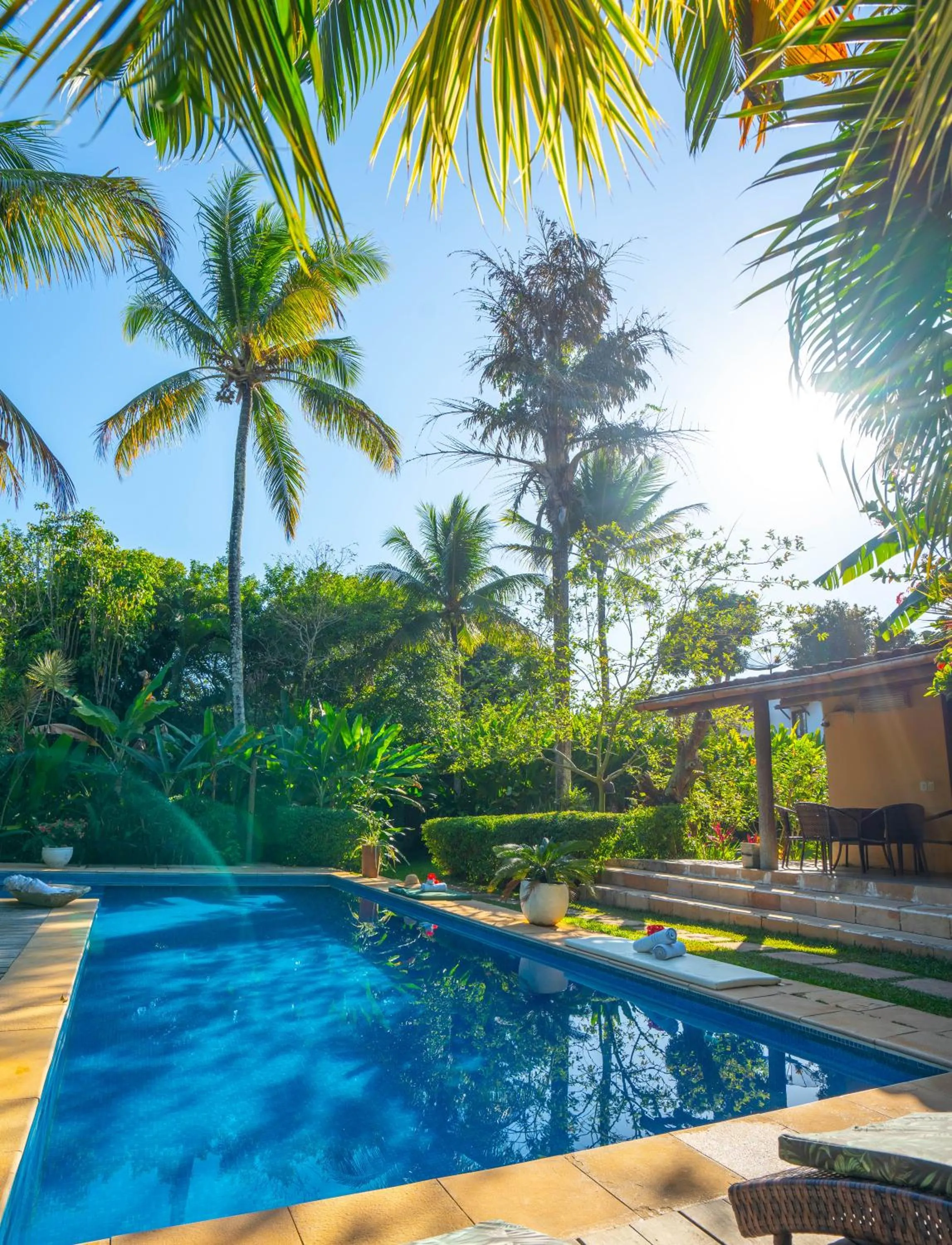 Swimming pool in Pousada Jardim Das Margaridas