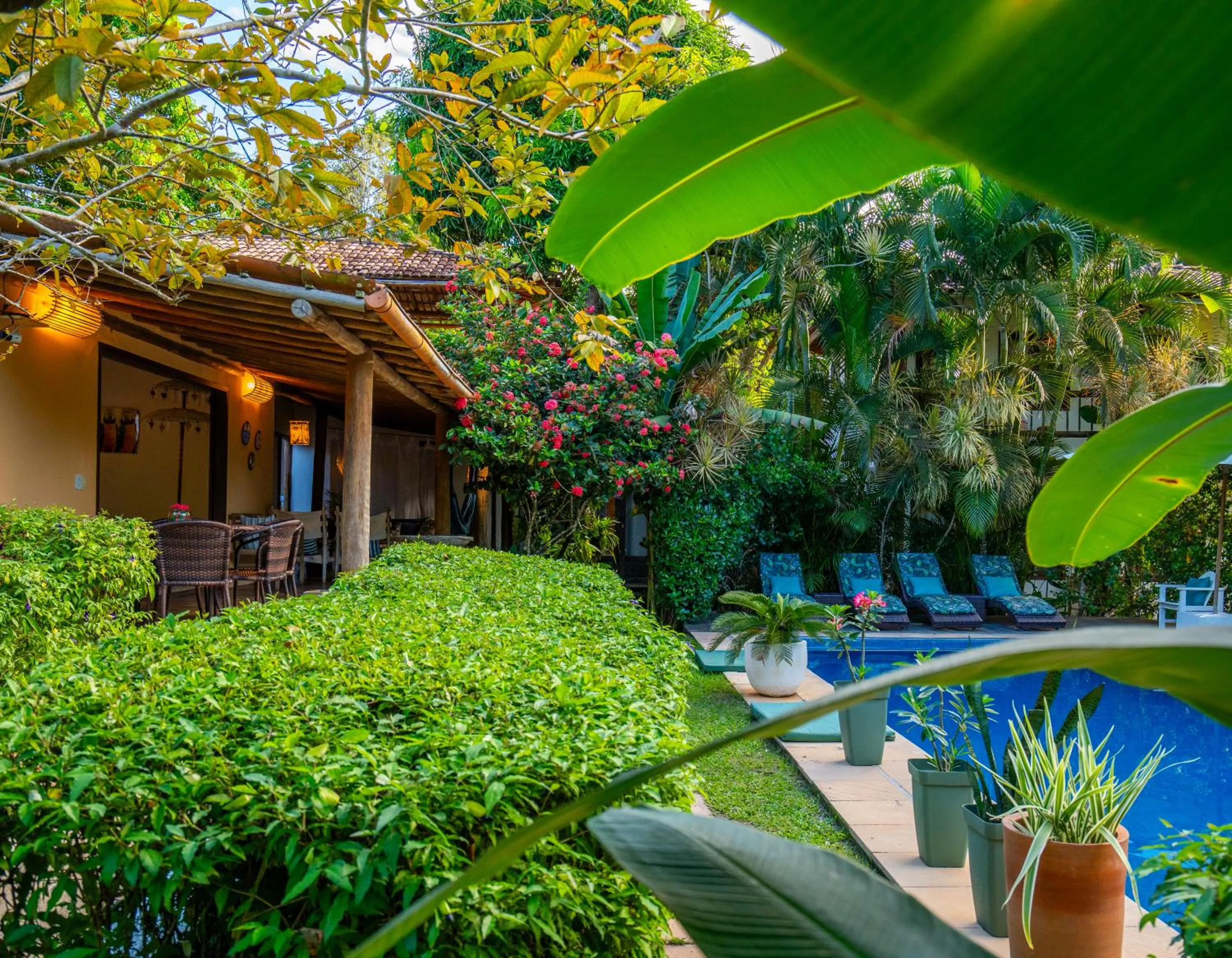 Pool view in Pousada Jardim Das Margaridas