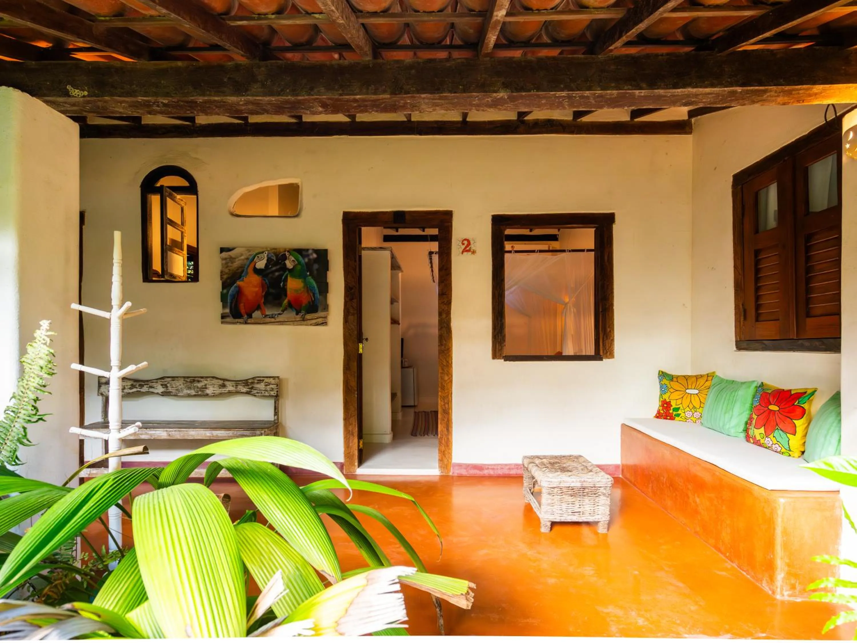 Seating area in Pousada Jardim Das Margaridas