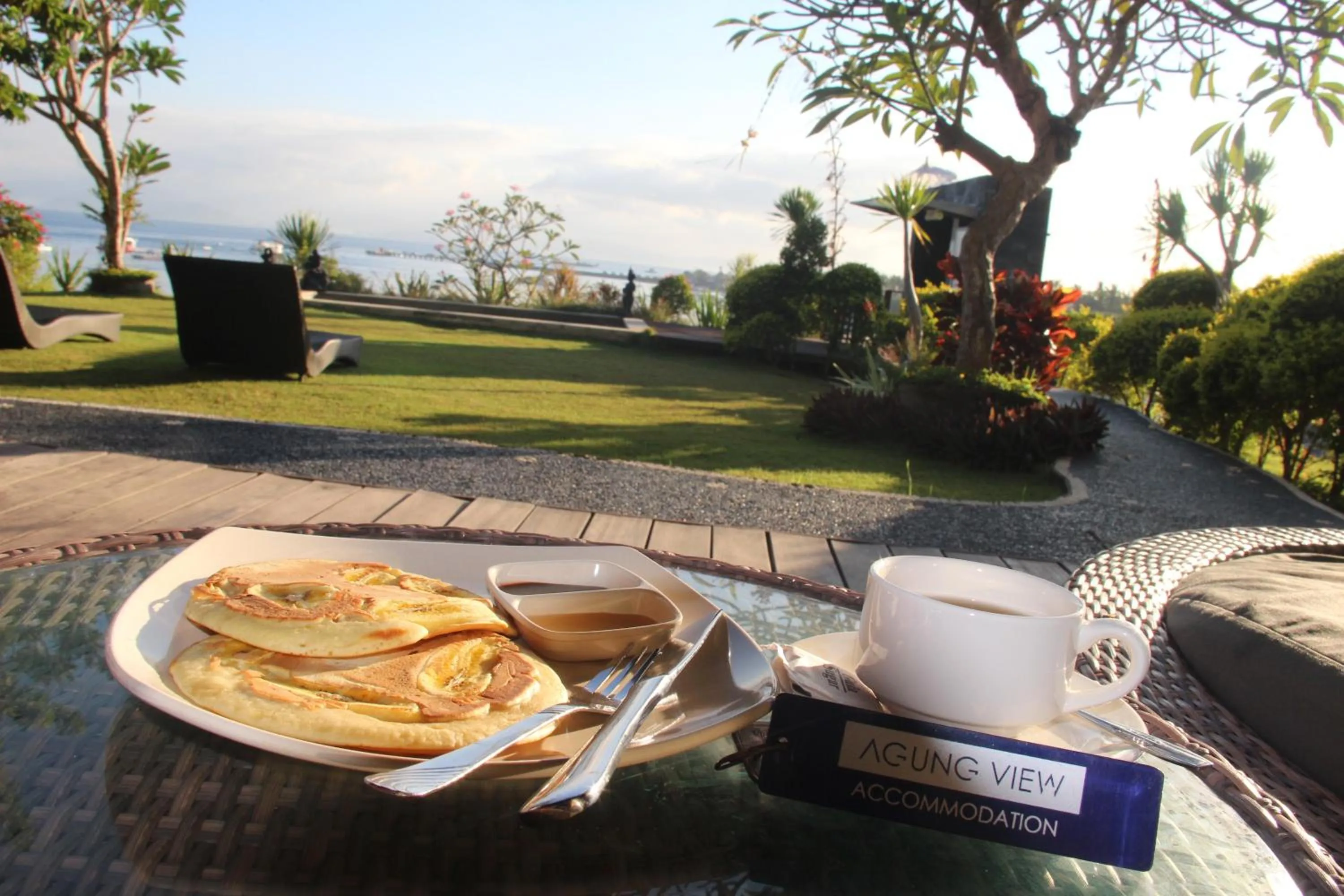 Continental breakfast in Agung View Villa, Nusa Penida