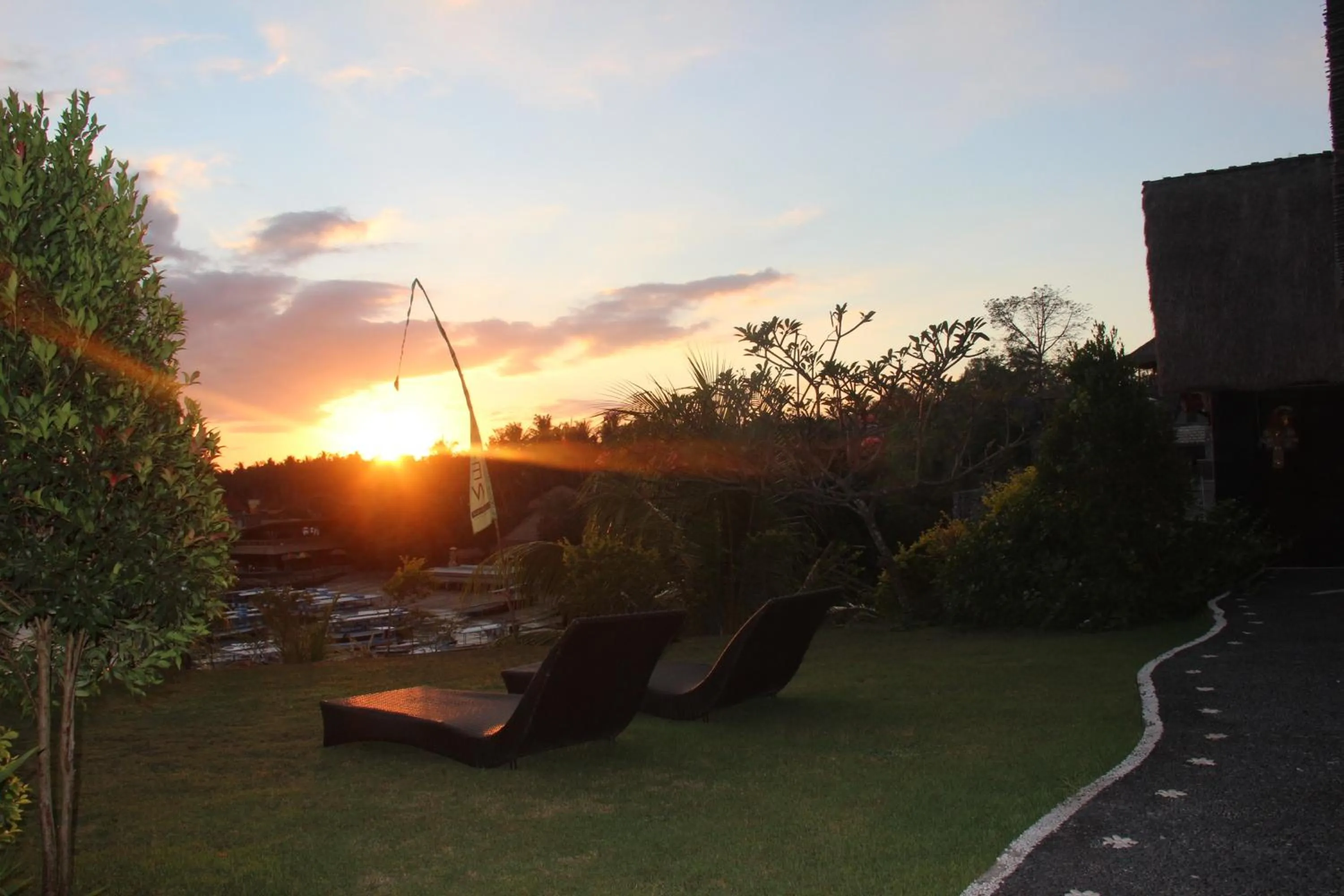 Sunrise in Agung View Villa, Nusa Penida
