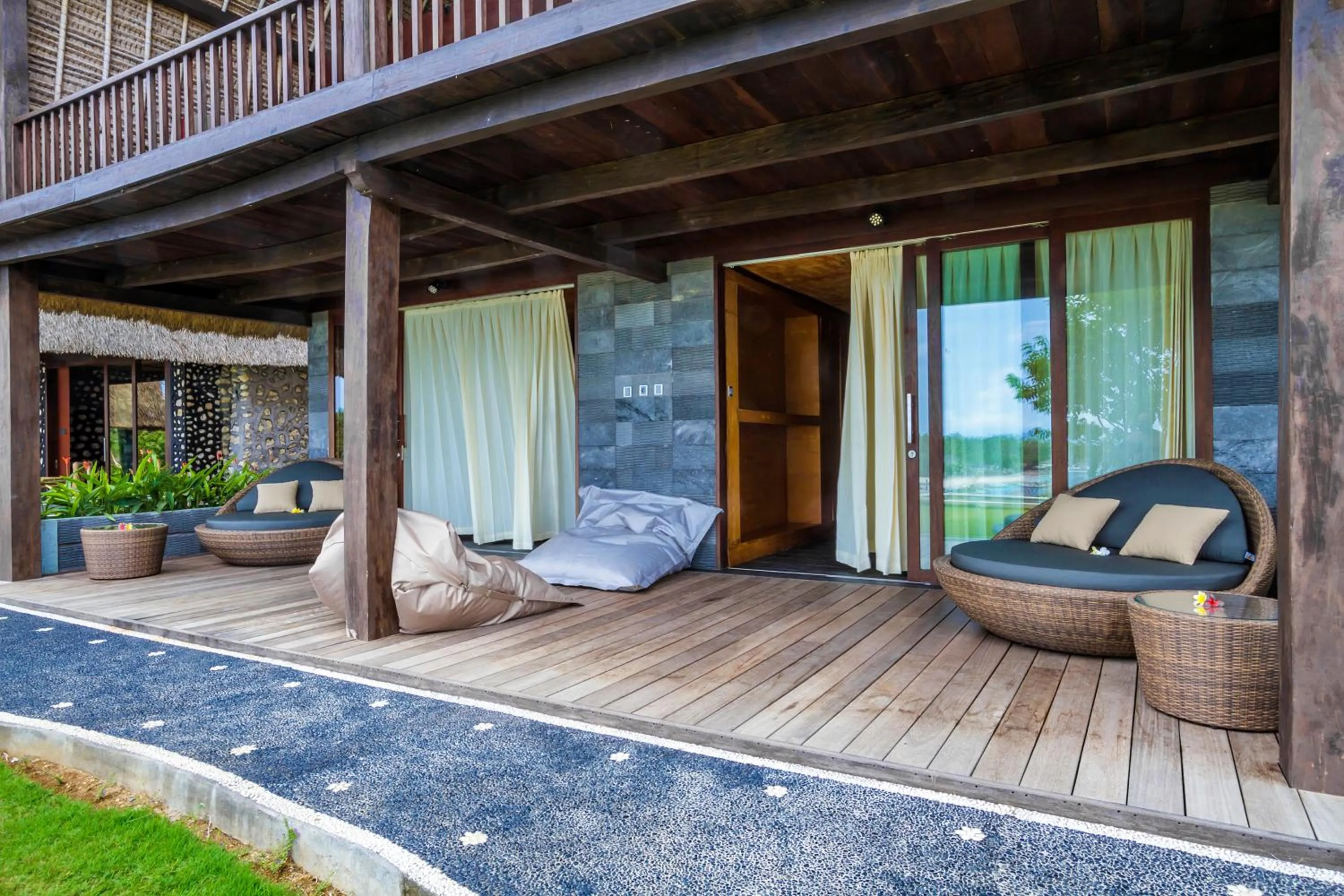 Balcony/Terrace in Agung View Villa, Nusa Penida