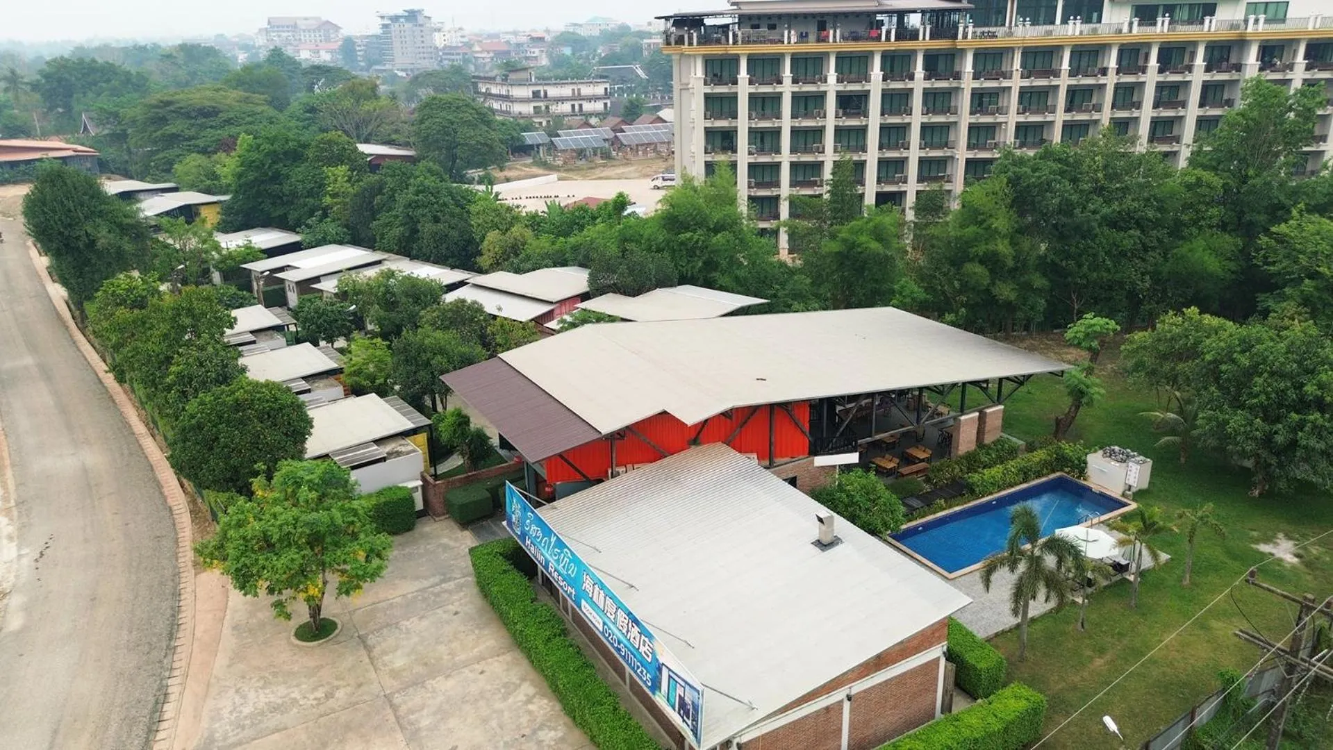 Property building in Kong Resort Vangvieng