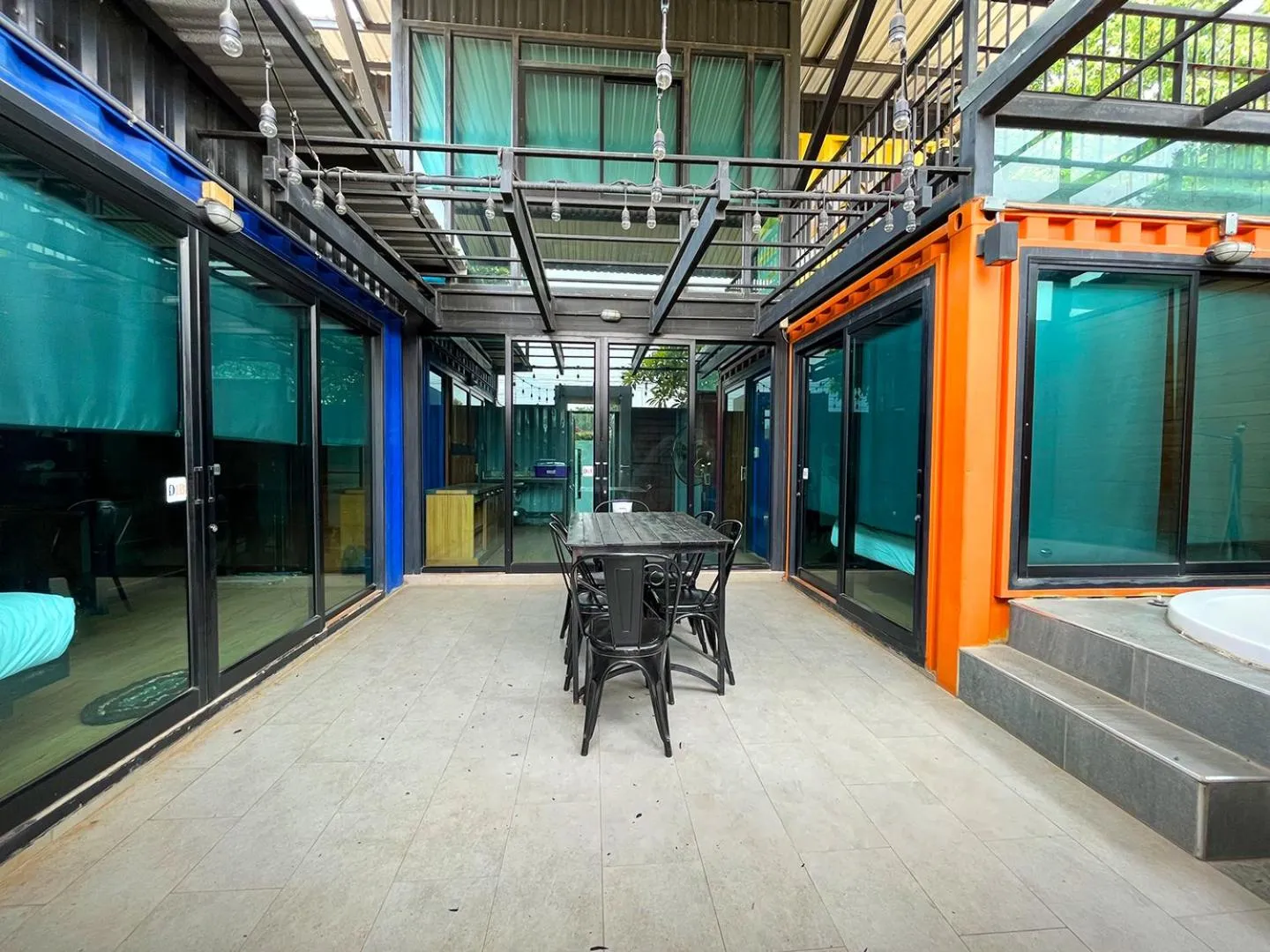 Living room in Kong Resort Vangvieng