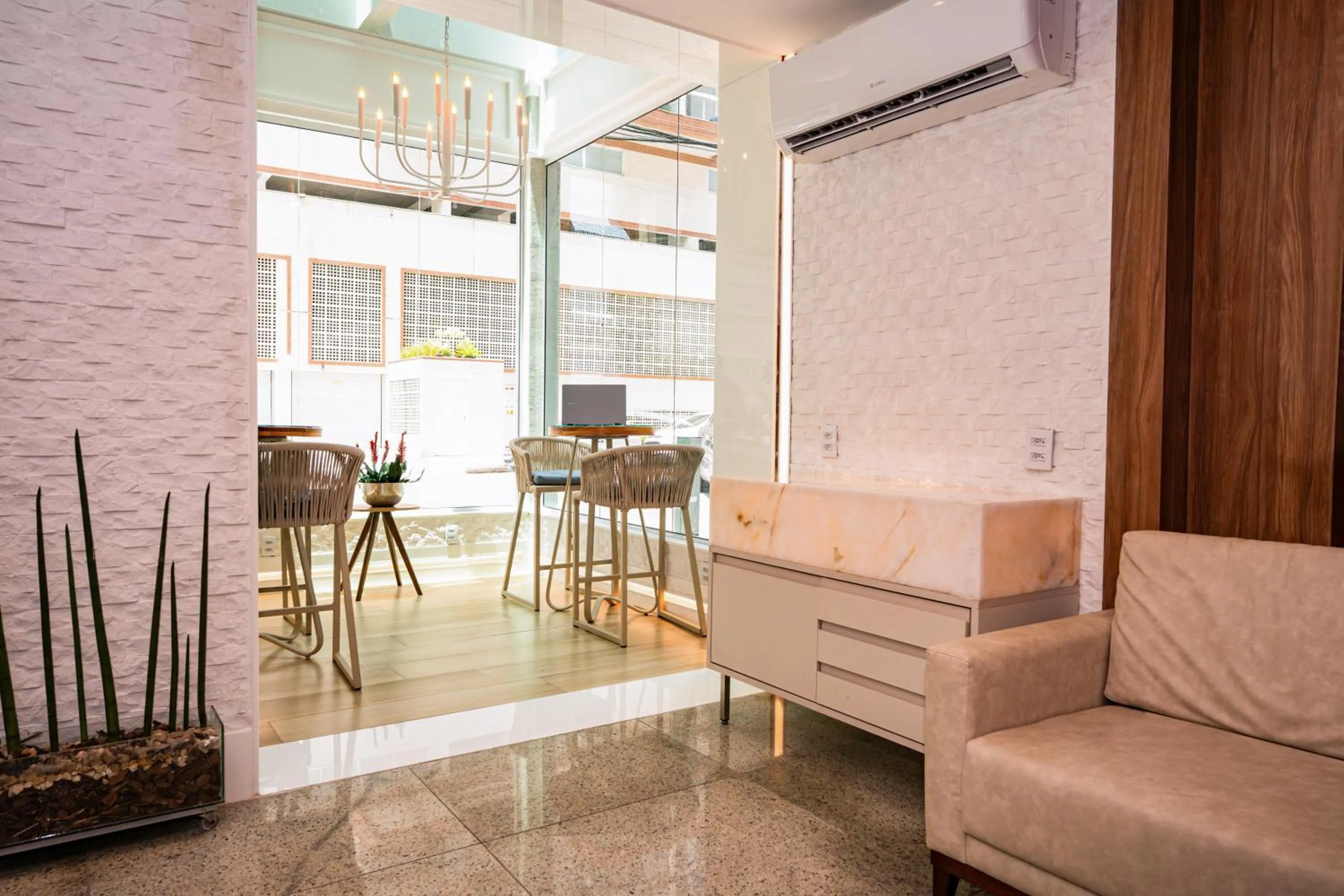 Lobby or reception in Hotel Santorini