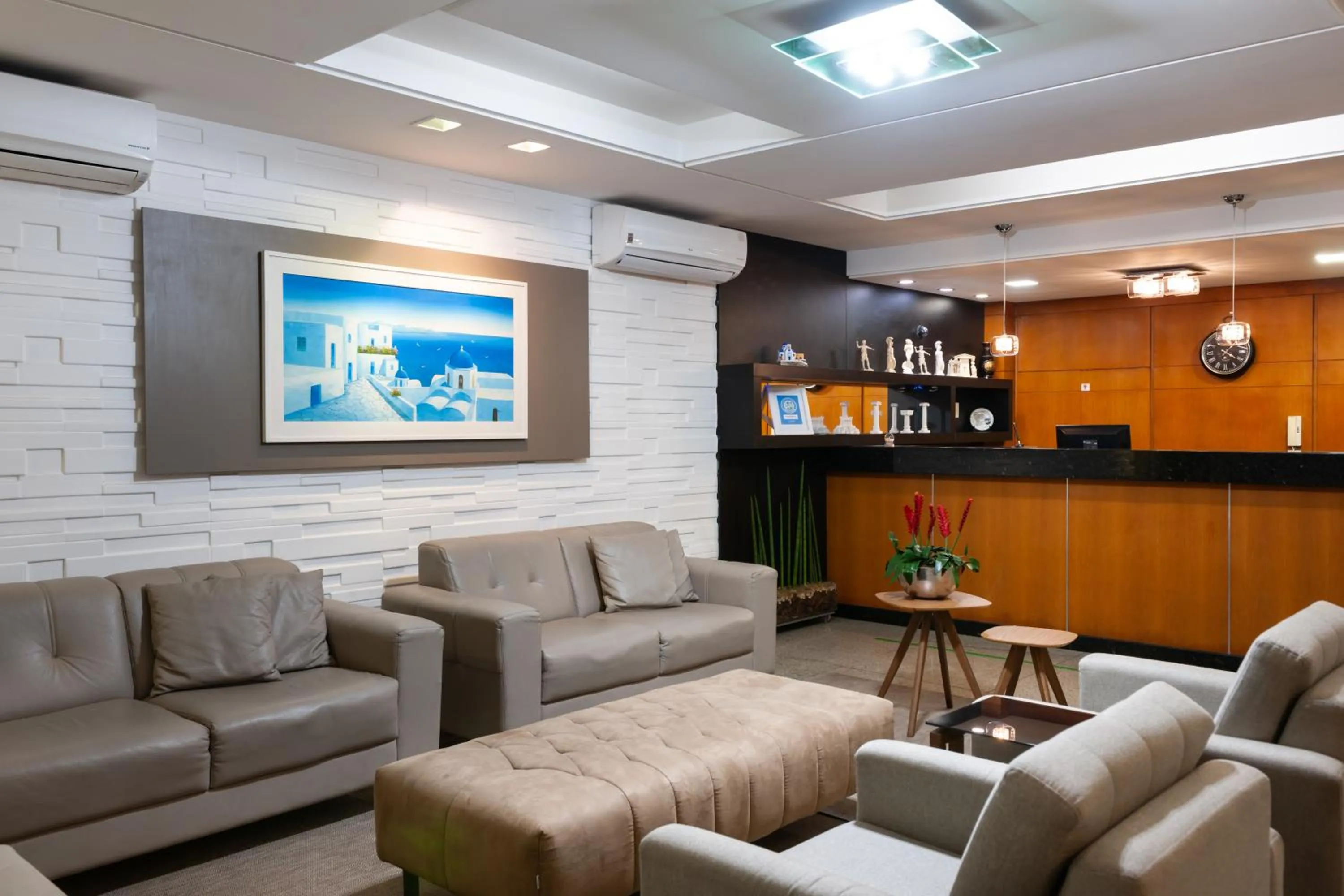 Lobby or reception in Hotel Santorini