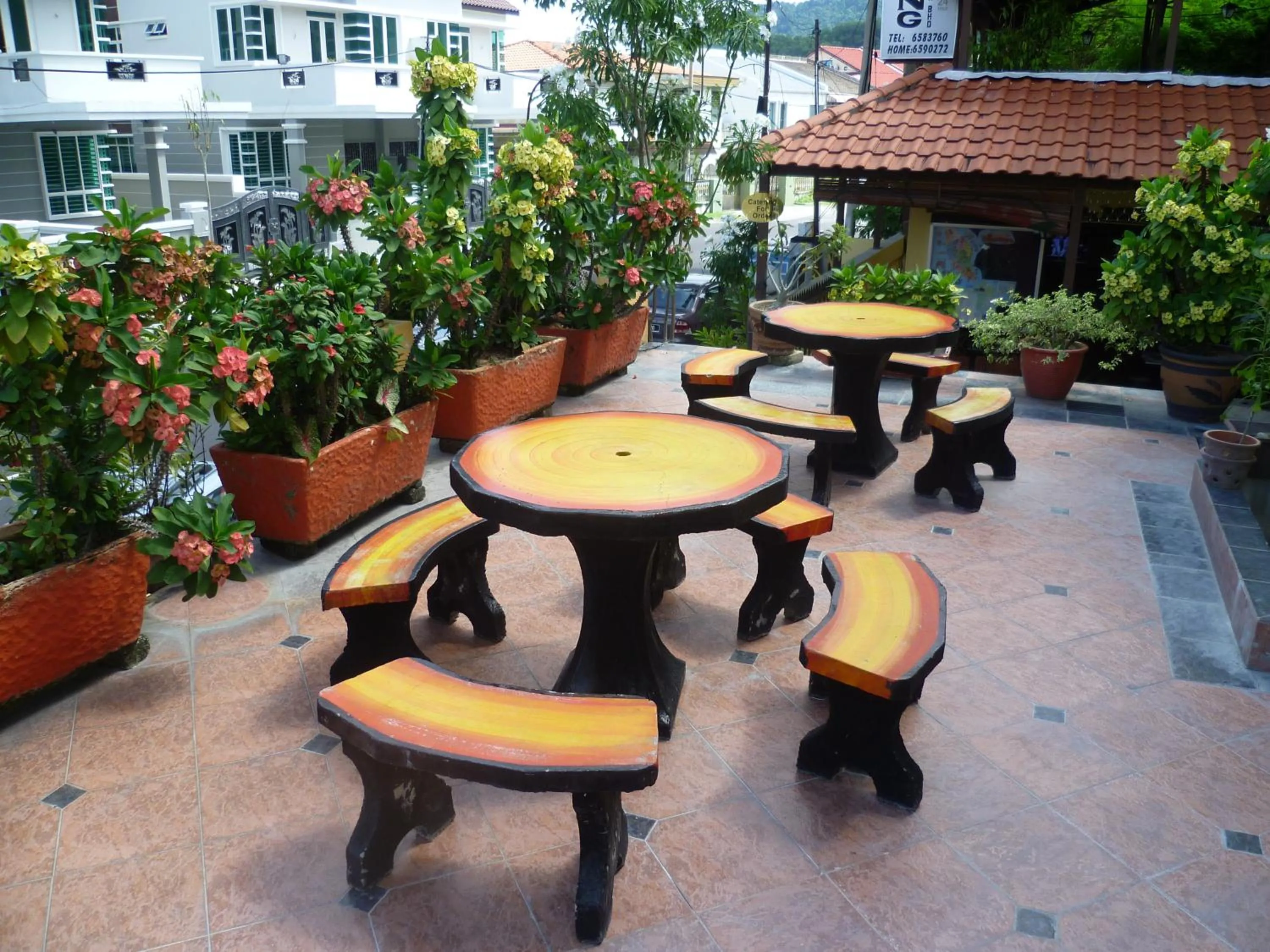 Patio in Anggerik Lodging