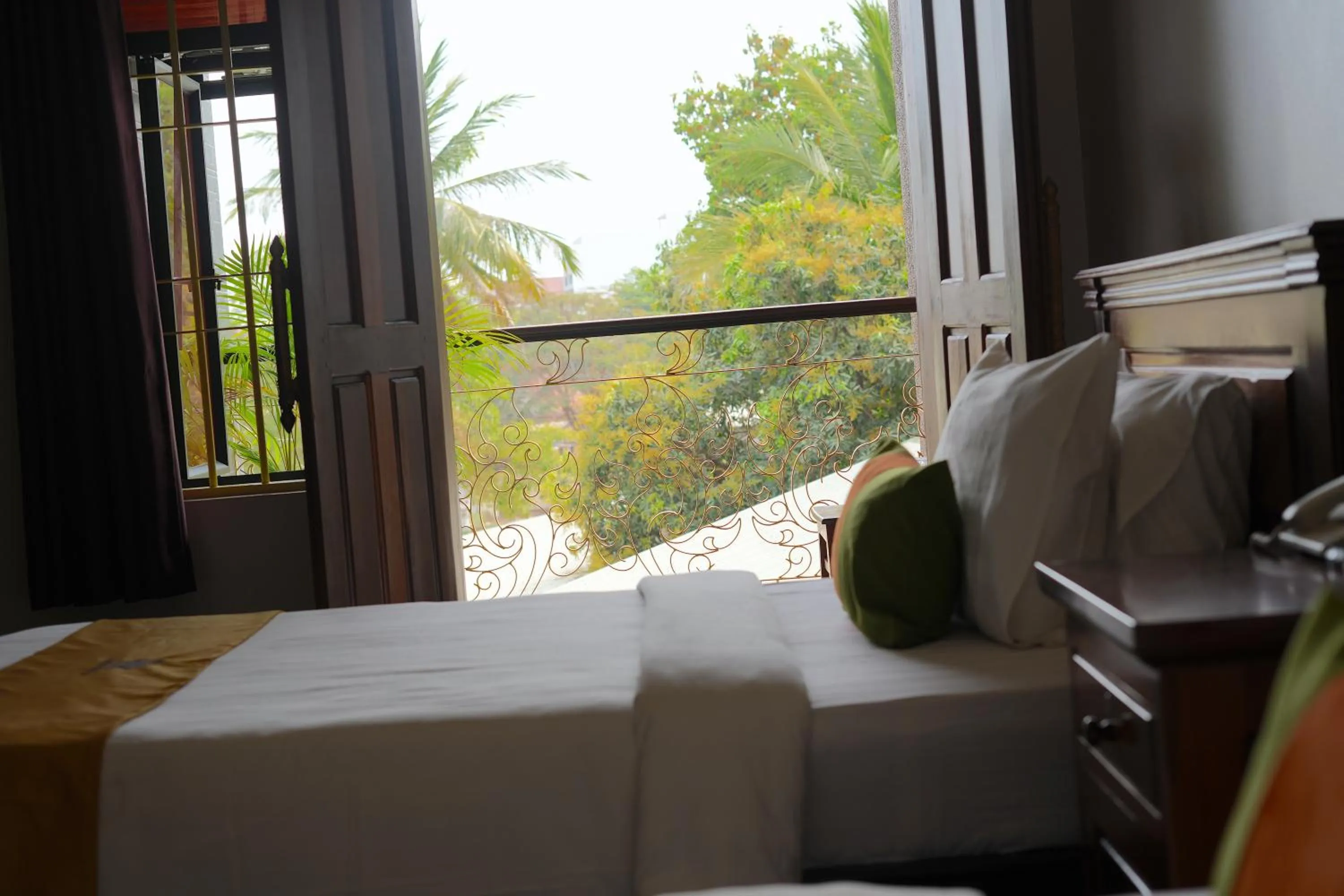 View (from property/room), Bed in Hello Cambodia Boutique