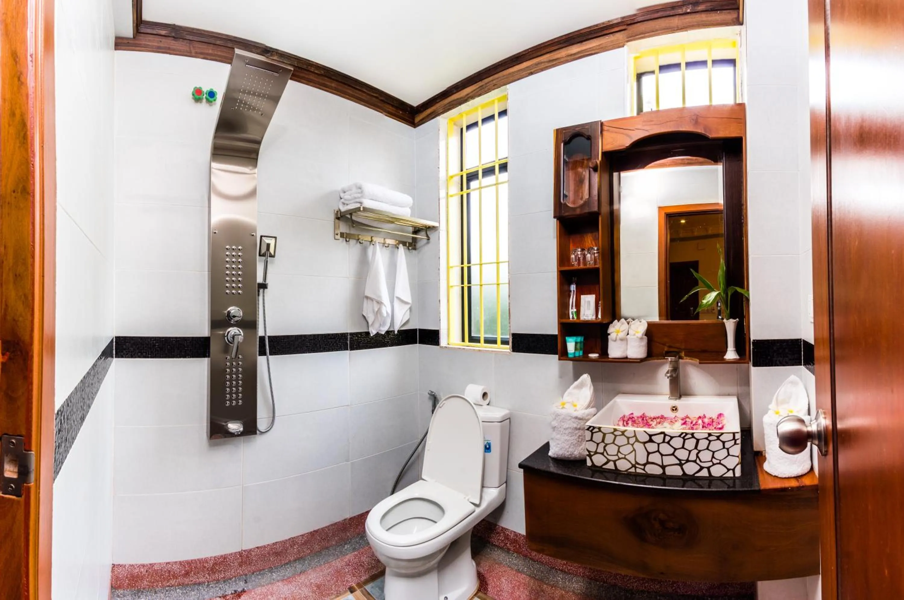 Shower in Hello Cambodia Boutique