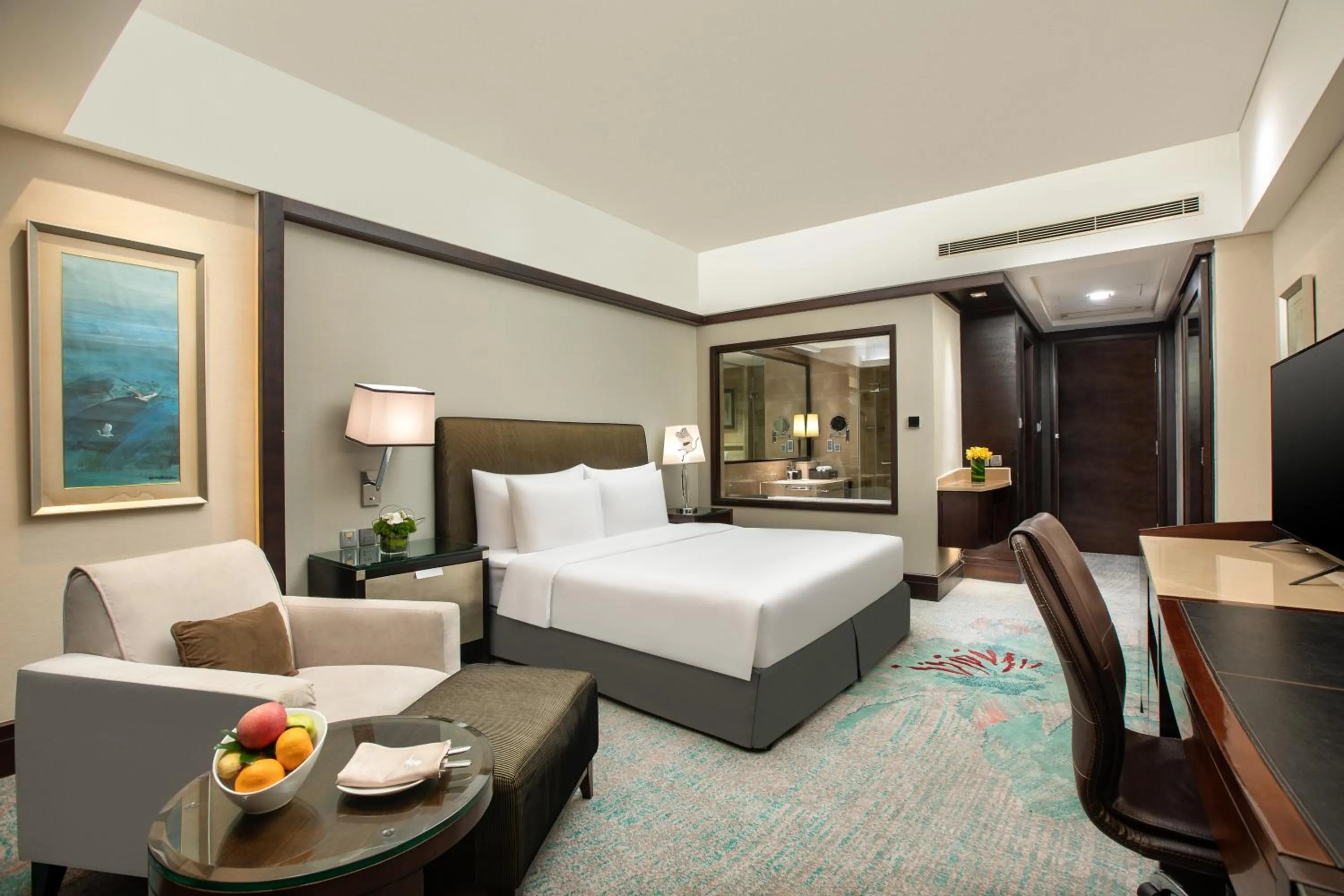 Bed in Xiamen C&D Hotel