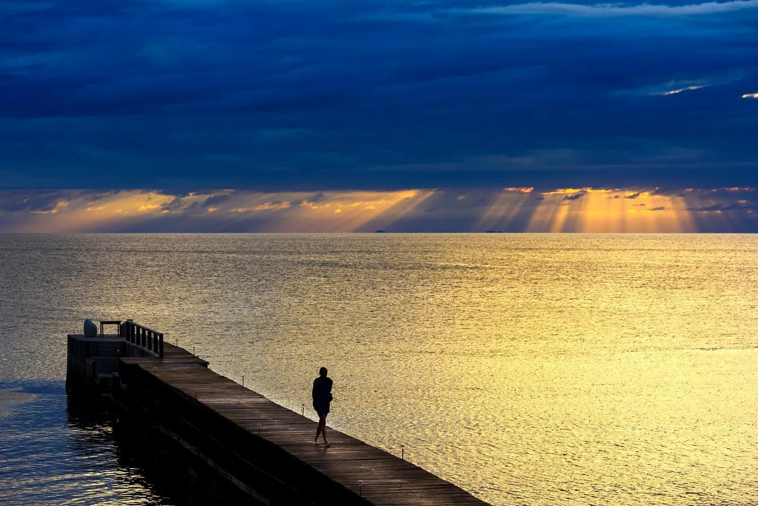 Night in The Remote Resort