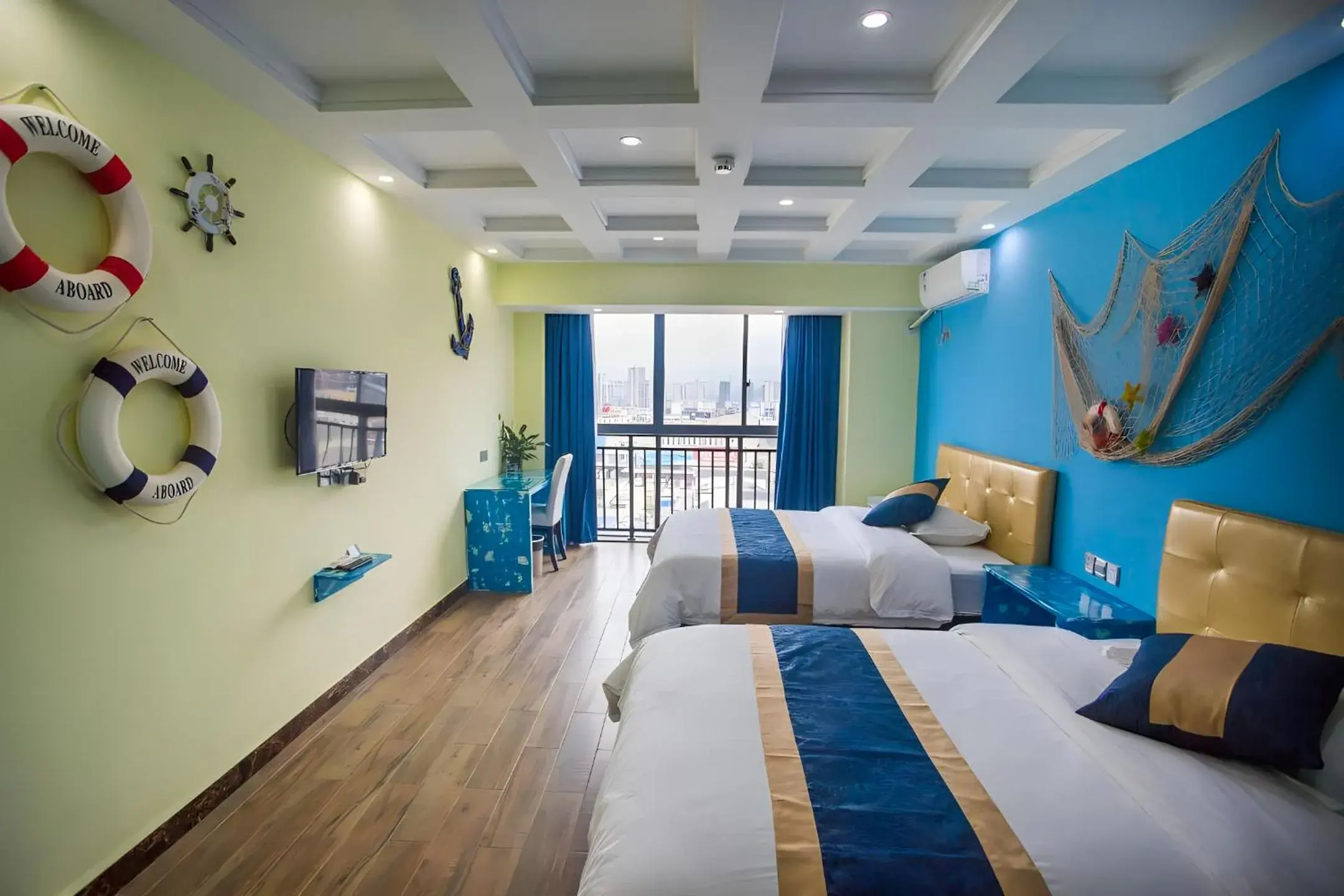 Deluxe Twin Room - single occupancy in Zhangjiajie Cat Theme Inn Deluxe Twin Room - single occupancy in Zhangjiajie Cat Theme Inn