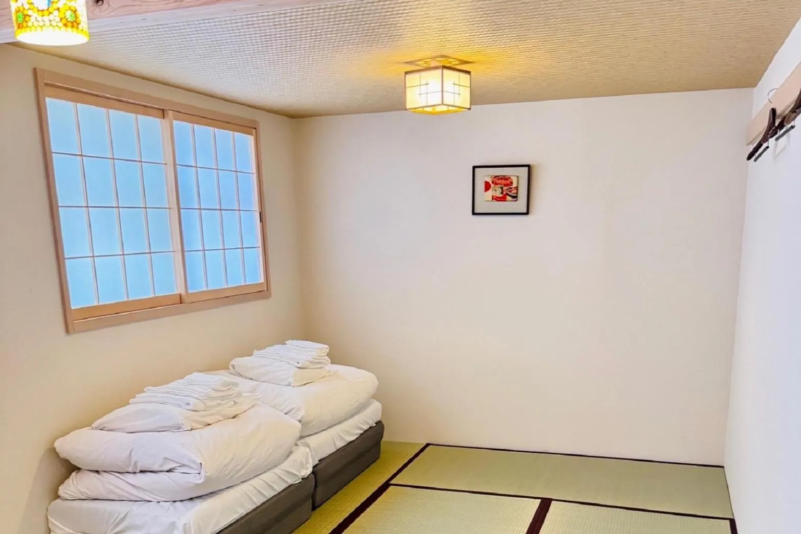 Bed in Nagomi-Ryokan Yuu