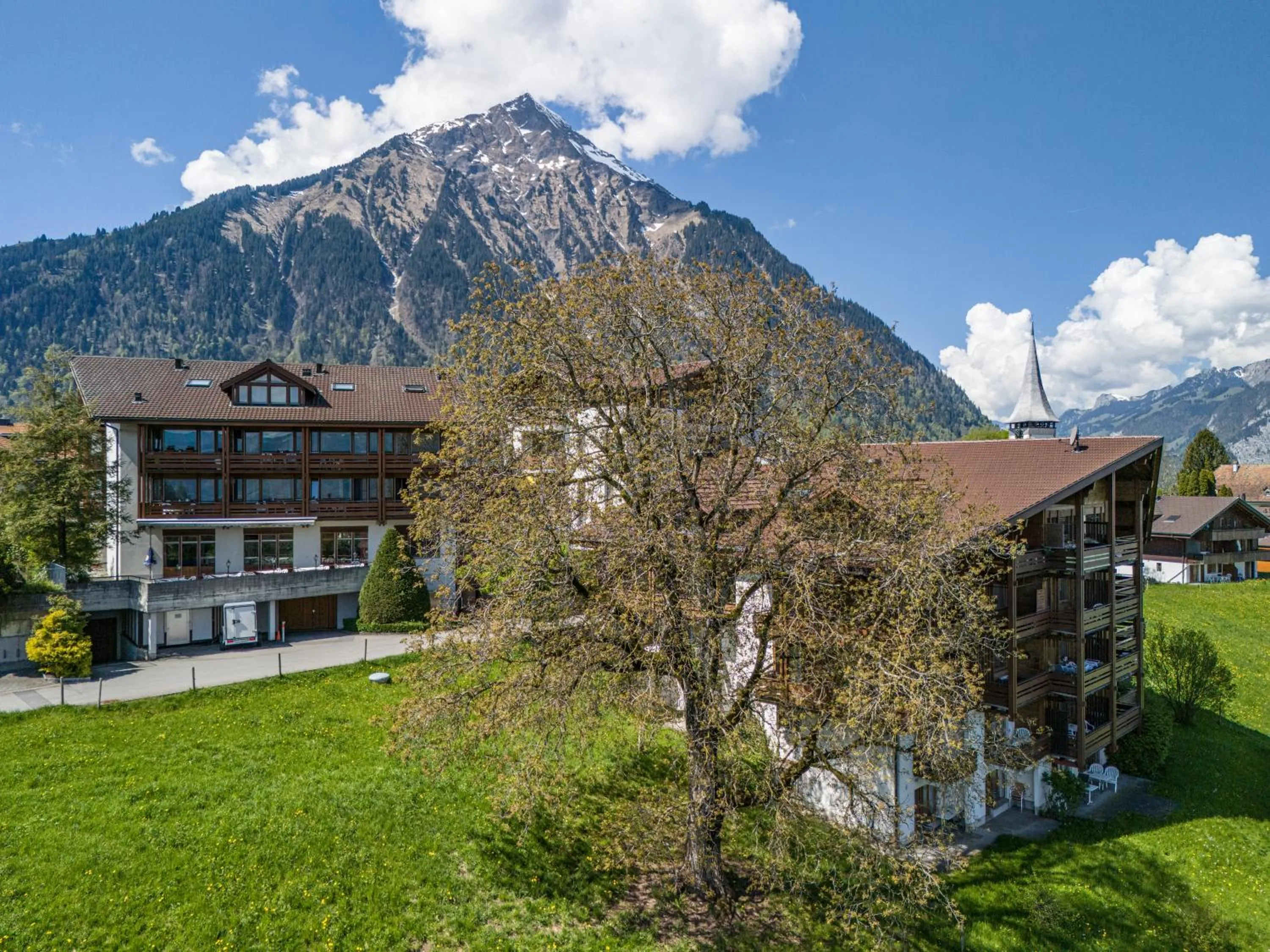 Property building in Hotel Aeschi Park