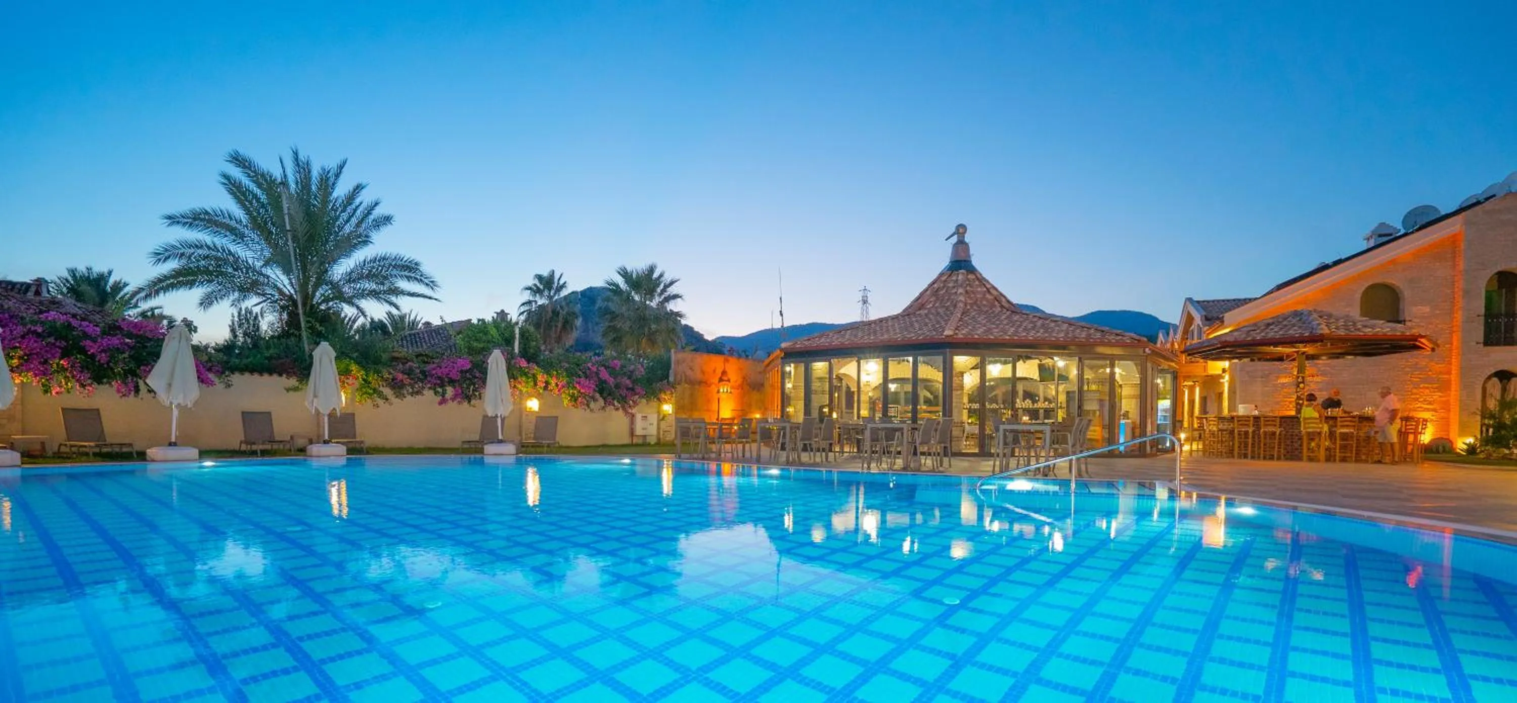 Swimming pool in Dalyan Live Spa Hotel